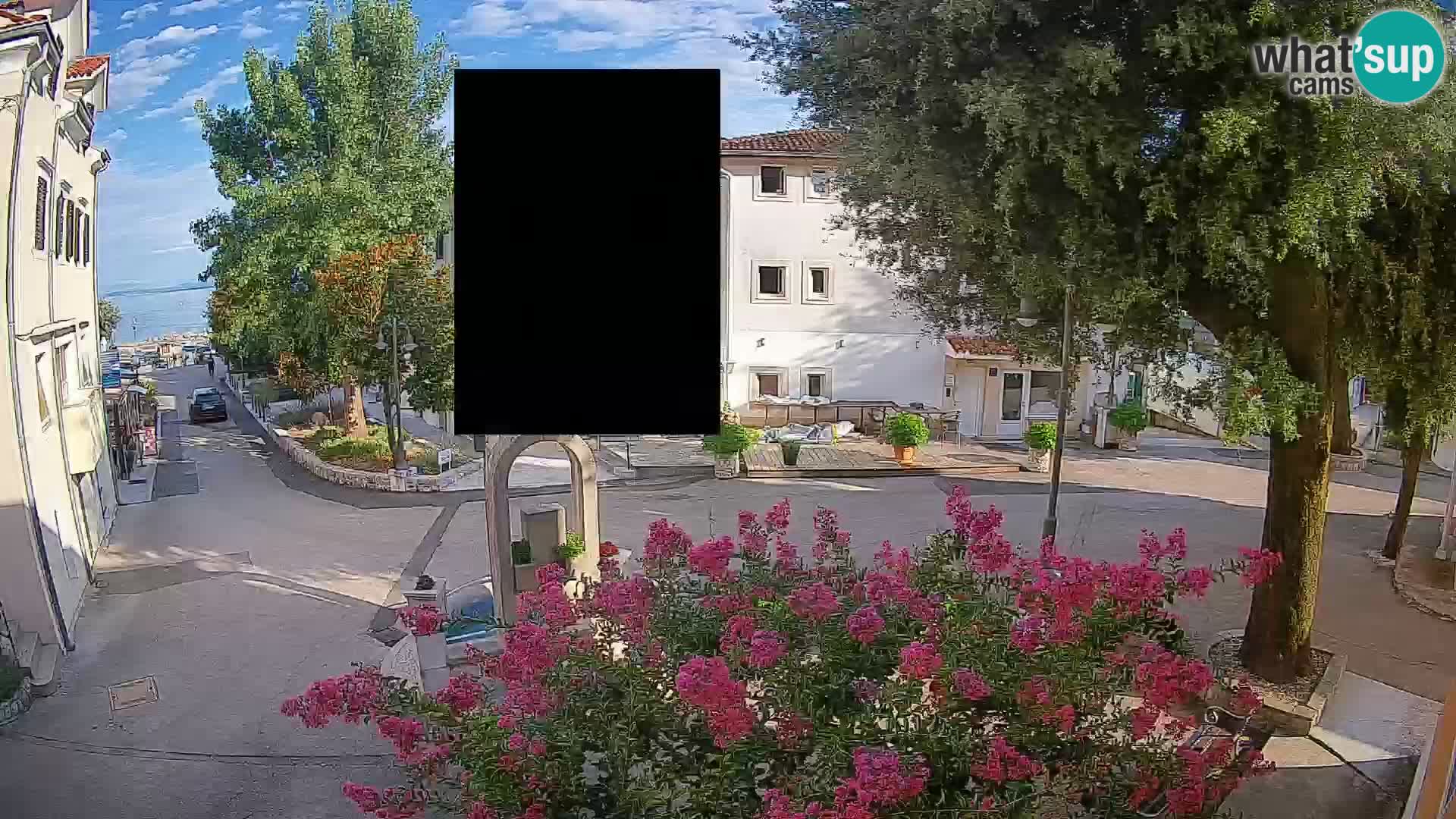 Spletna kamera center Mošćeniška Draga – Pogled v živo