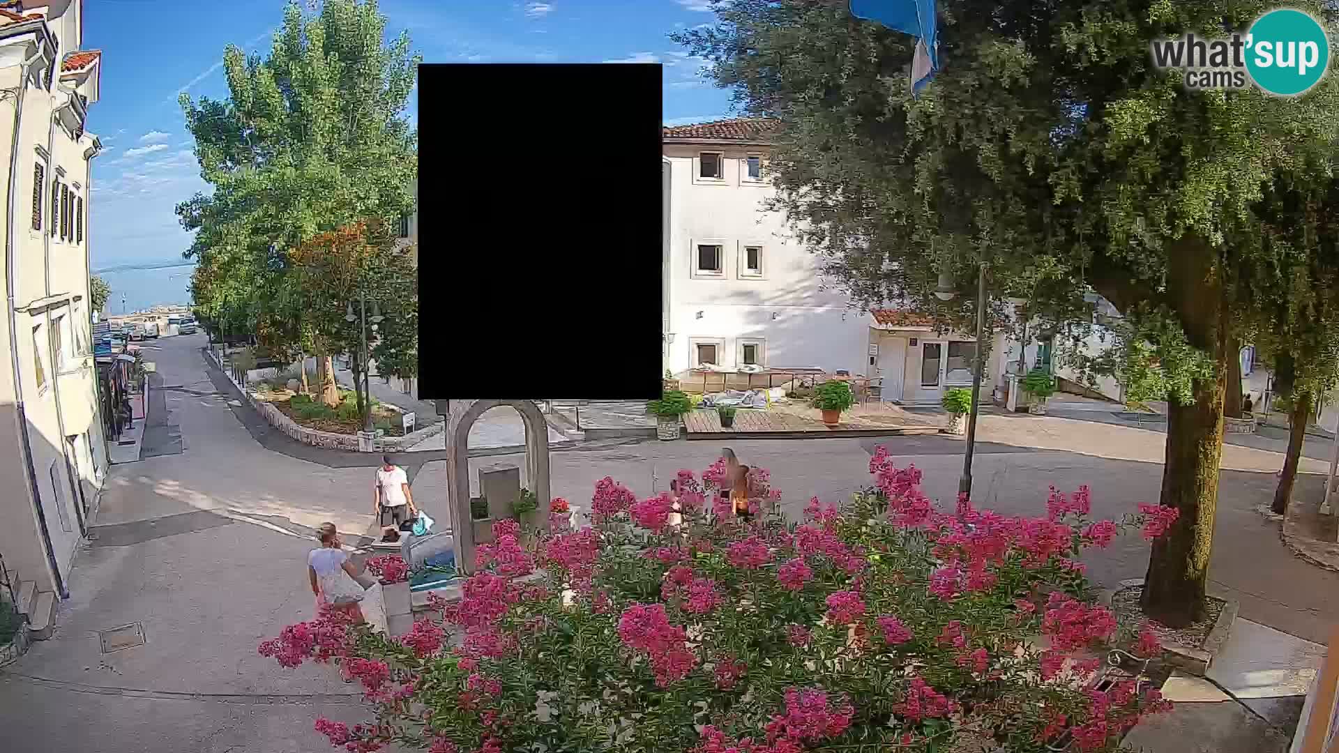 Webcam Mošćenička Draga Zentrum – Liveblick auf das Ortszentrum