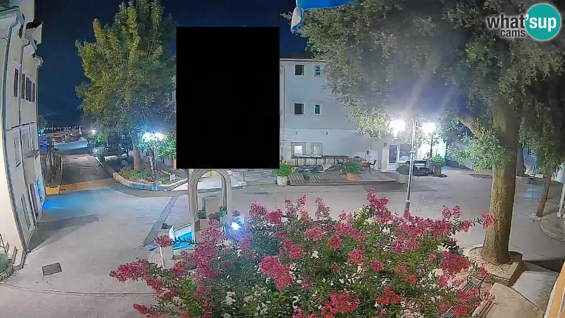 Webcam Mošćenička Draga Center – Live View of the Town Center