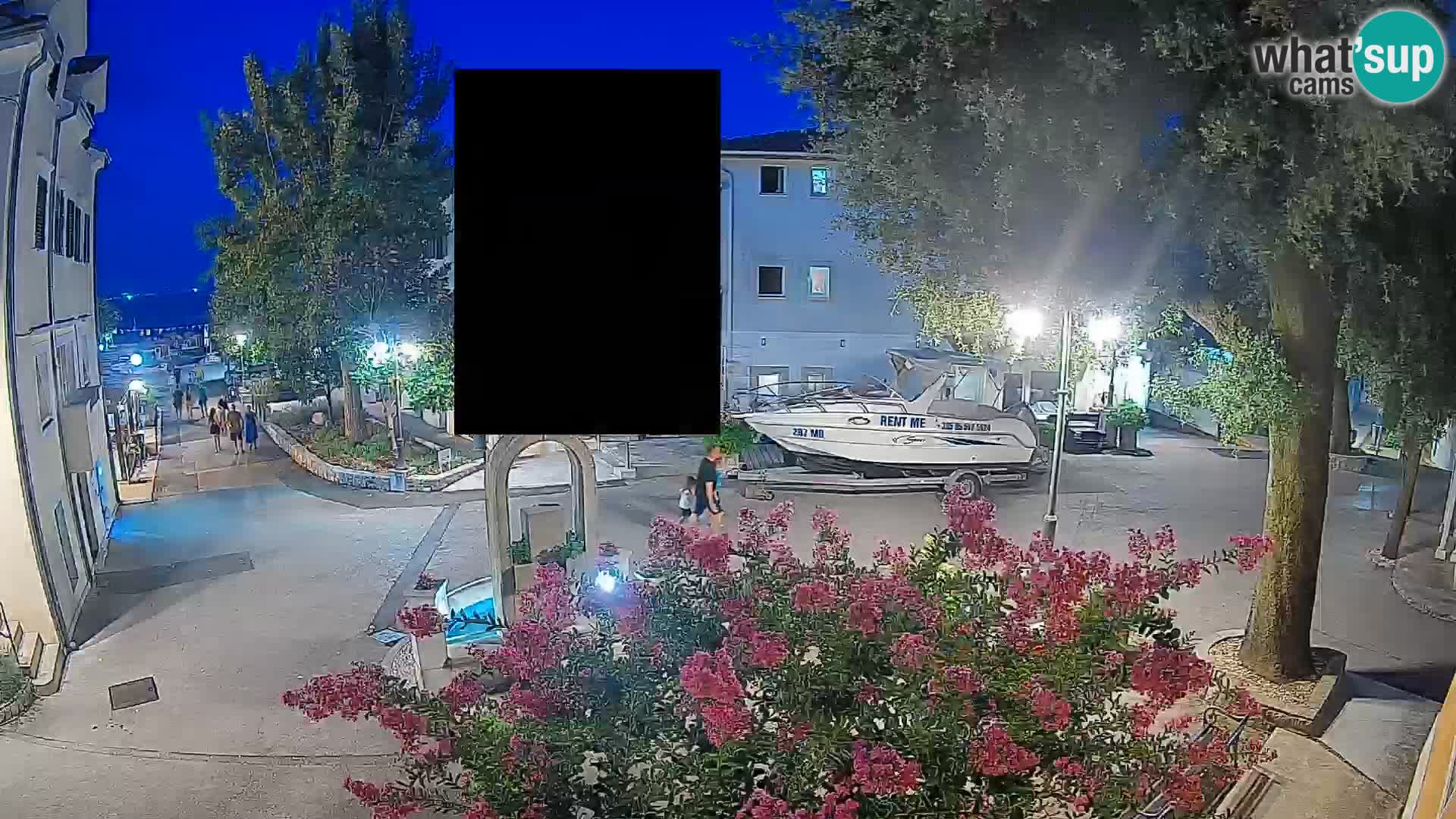 Webcam Mošćenička Draga Center – Live View of the Town Center