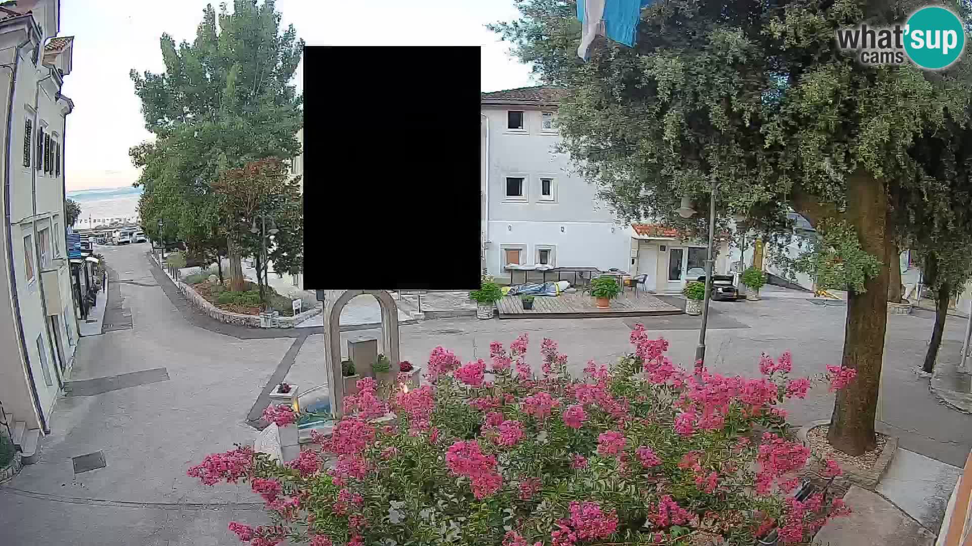 Web kamera centar Mošćeničke Drage – Pogled uživo