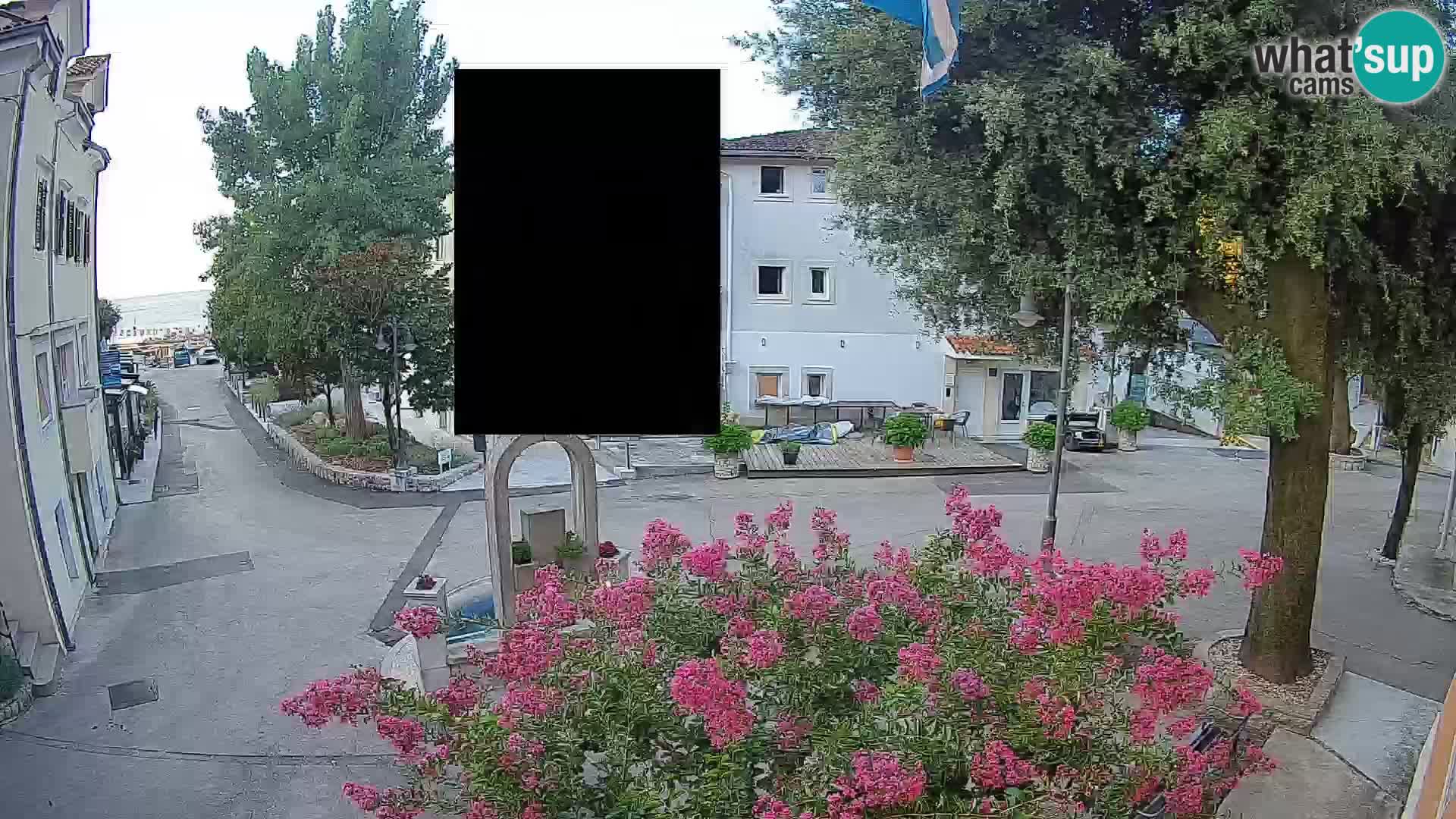 Webcam Centre de Mošćenička Draga – Vue en direct du centre-ville