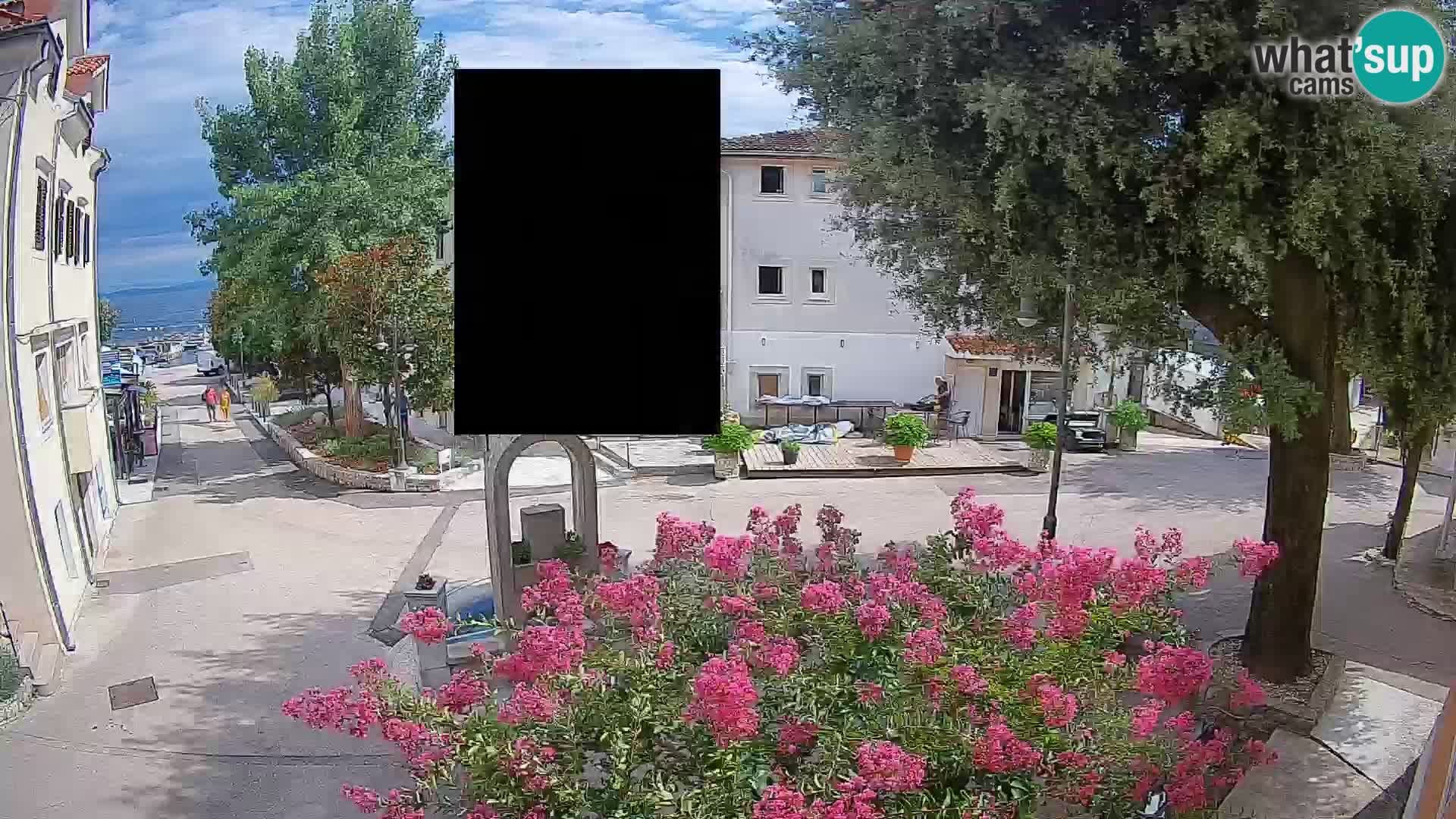 Webcam Centro Draga di Moschiena – Vista live sul centro