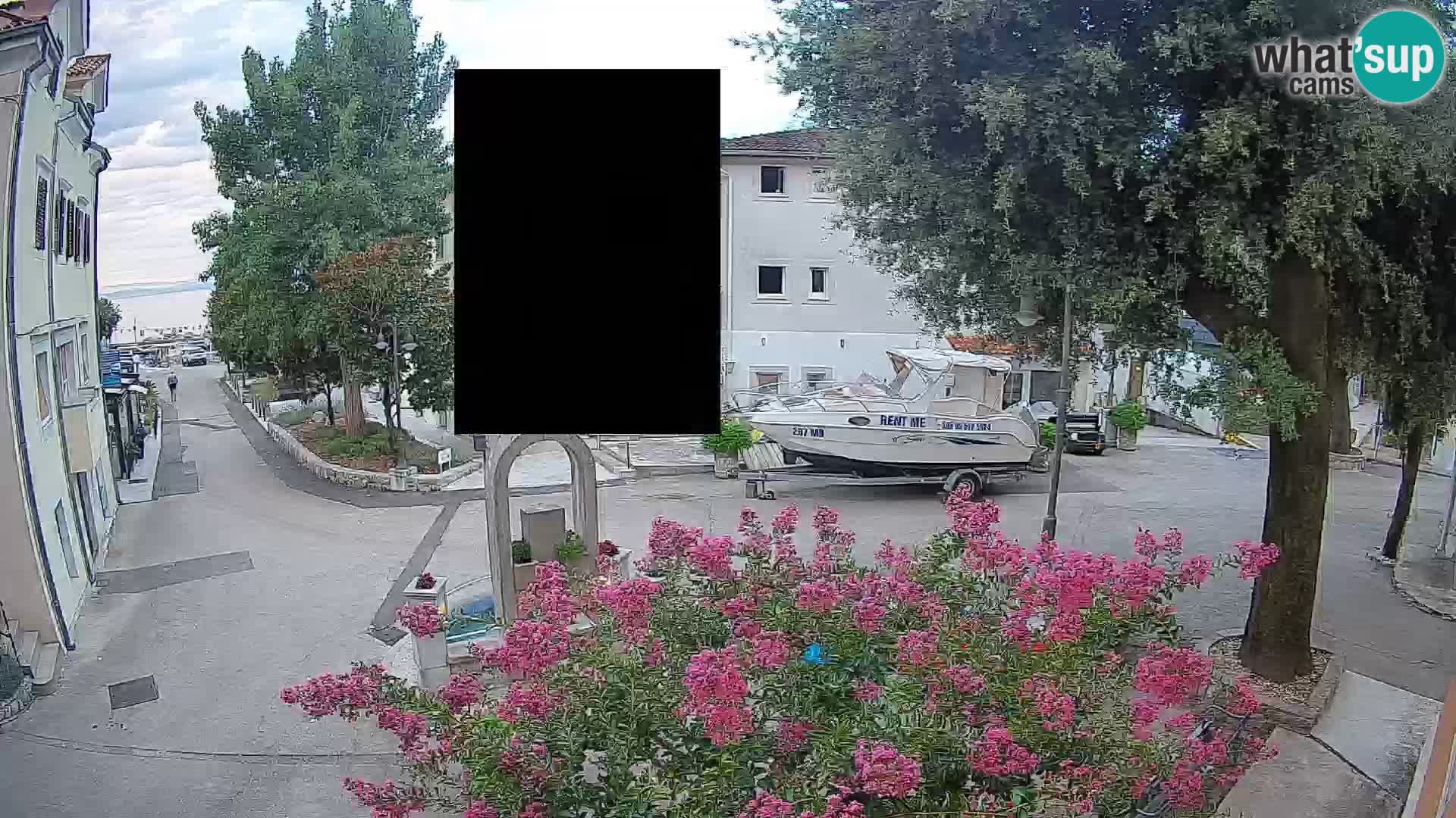 Webcam Mošćenička Draga Zentrum – Liveblick auf das Ortszentrum