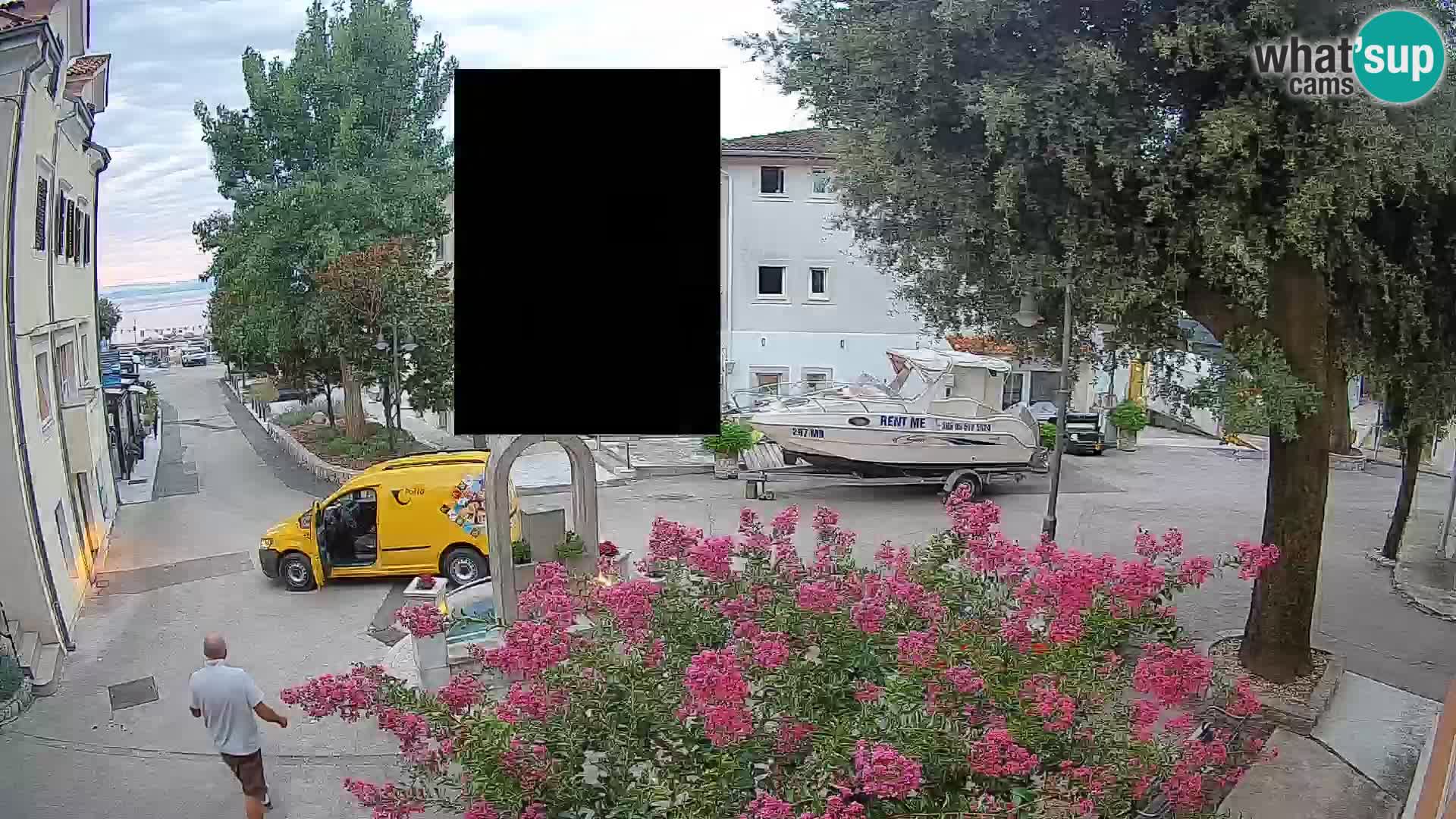 Webcam Mošćenička Draga Center – Live View of the Town Center