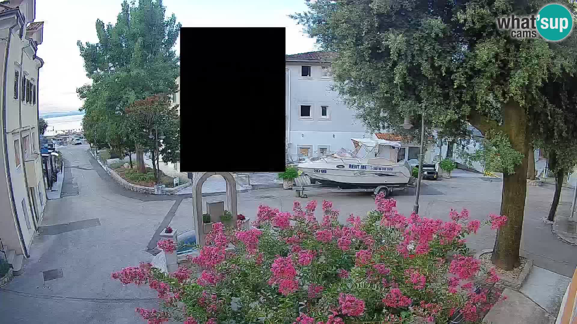 Webcam Mošćenička Draga Center – Live View of the Town Center
