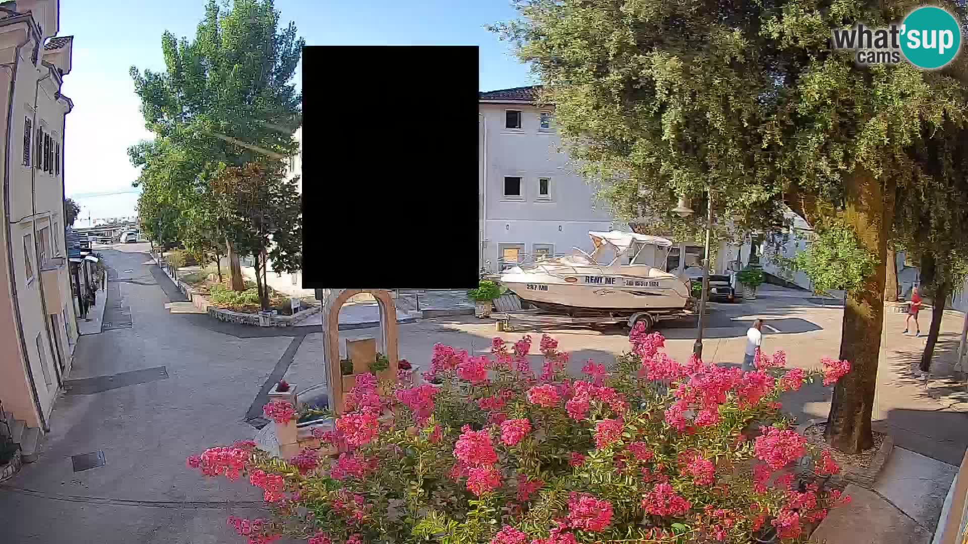 Webcam Mošćenička Draga Zentrum – Liveblick auf das Ortszentrum