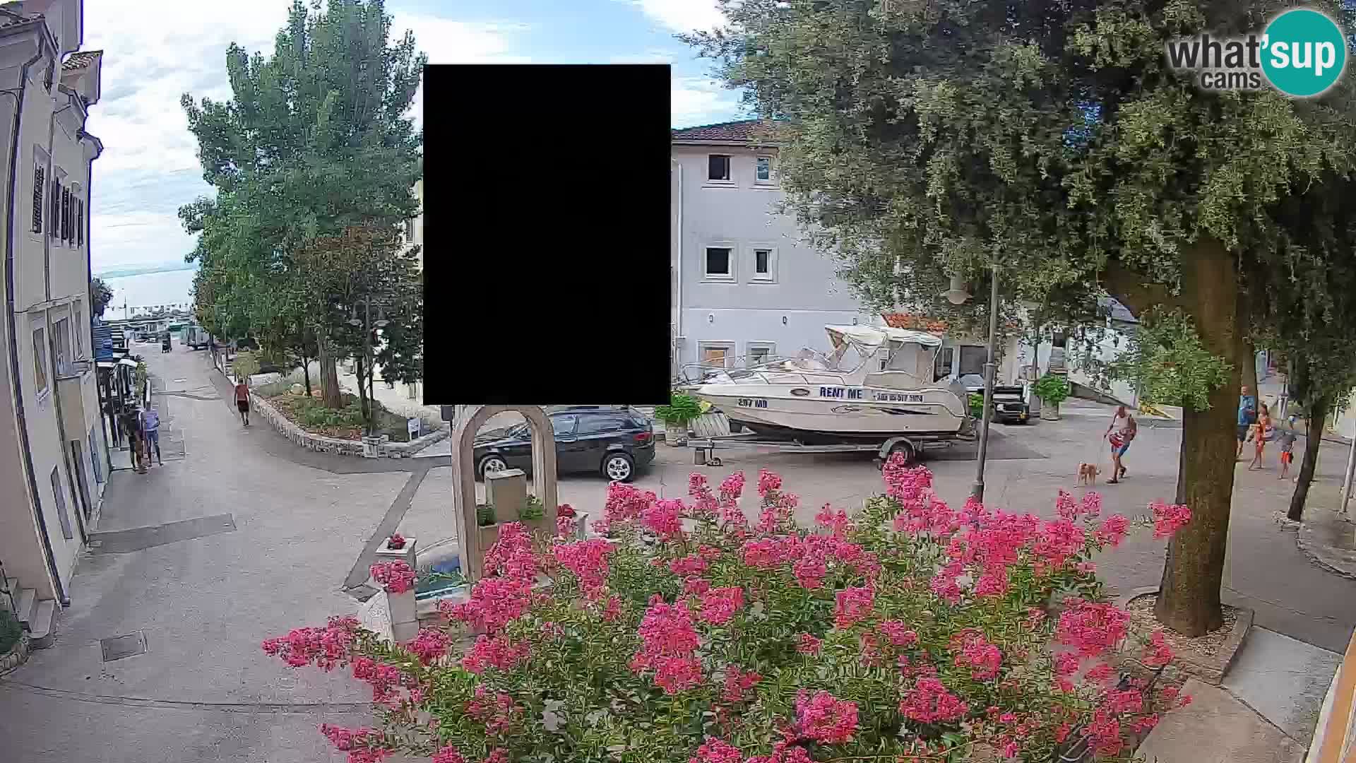 Spletna kamera center Mošćeniška Draga – Pogled v živo