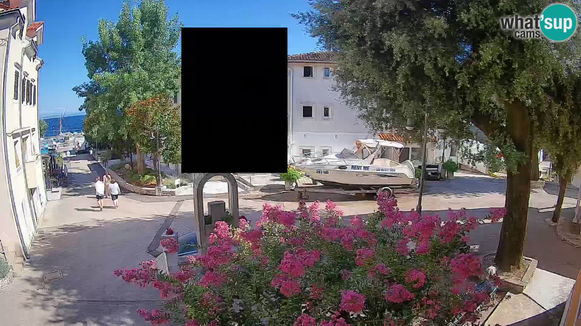 Webcam Mošćenička Draga Zentrum – Liveblick auf das Ortszentrum