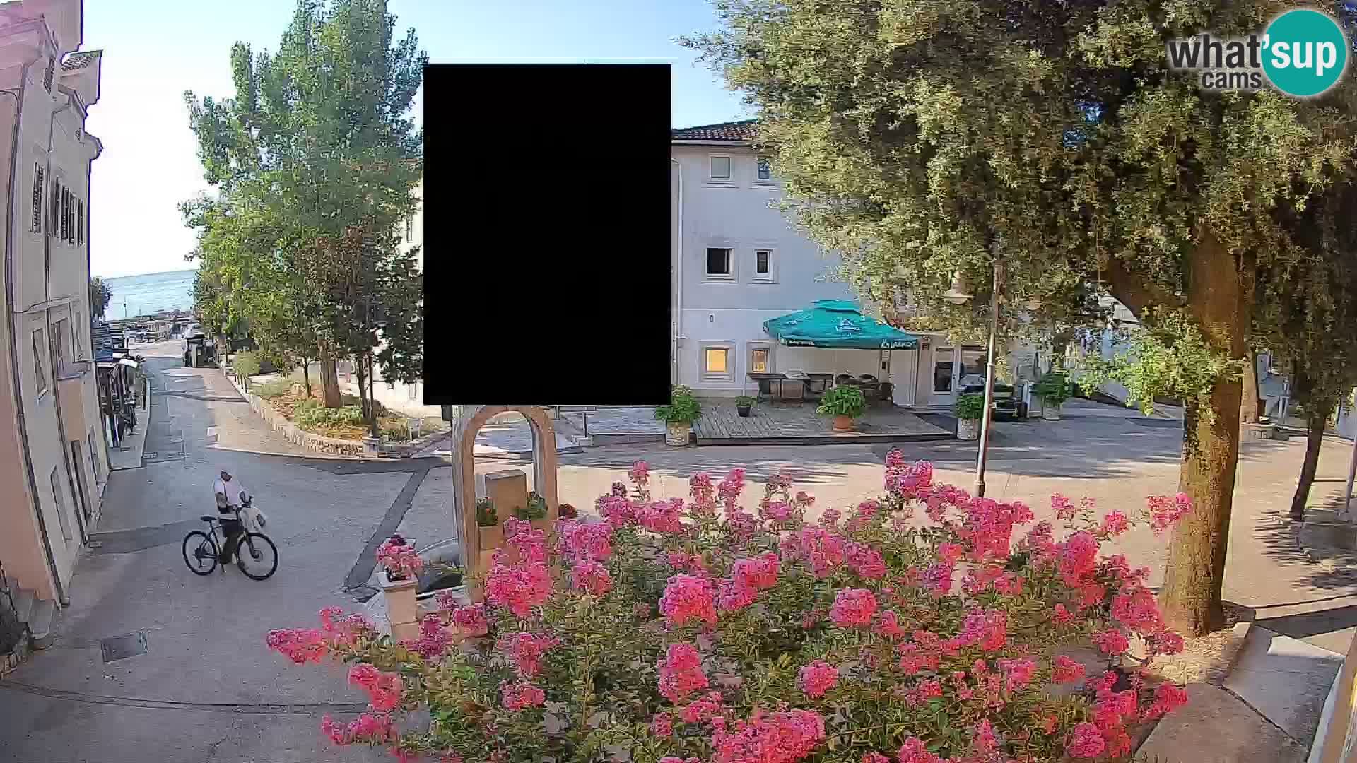 Webcam Mošćenička Draga Center – Live View of the Town Center