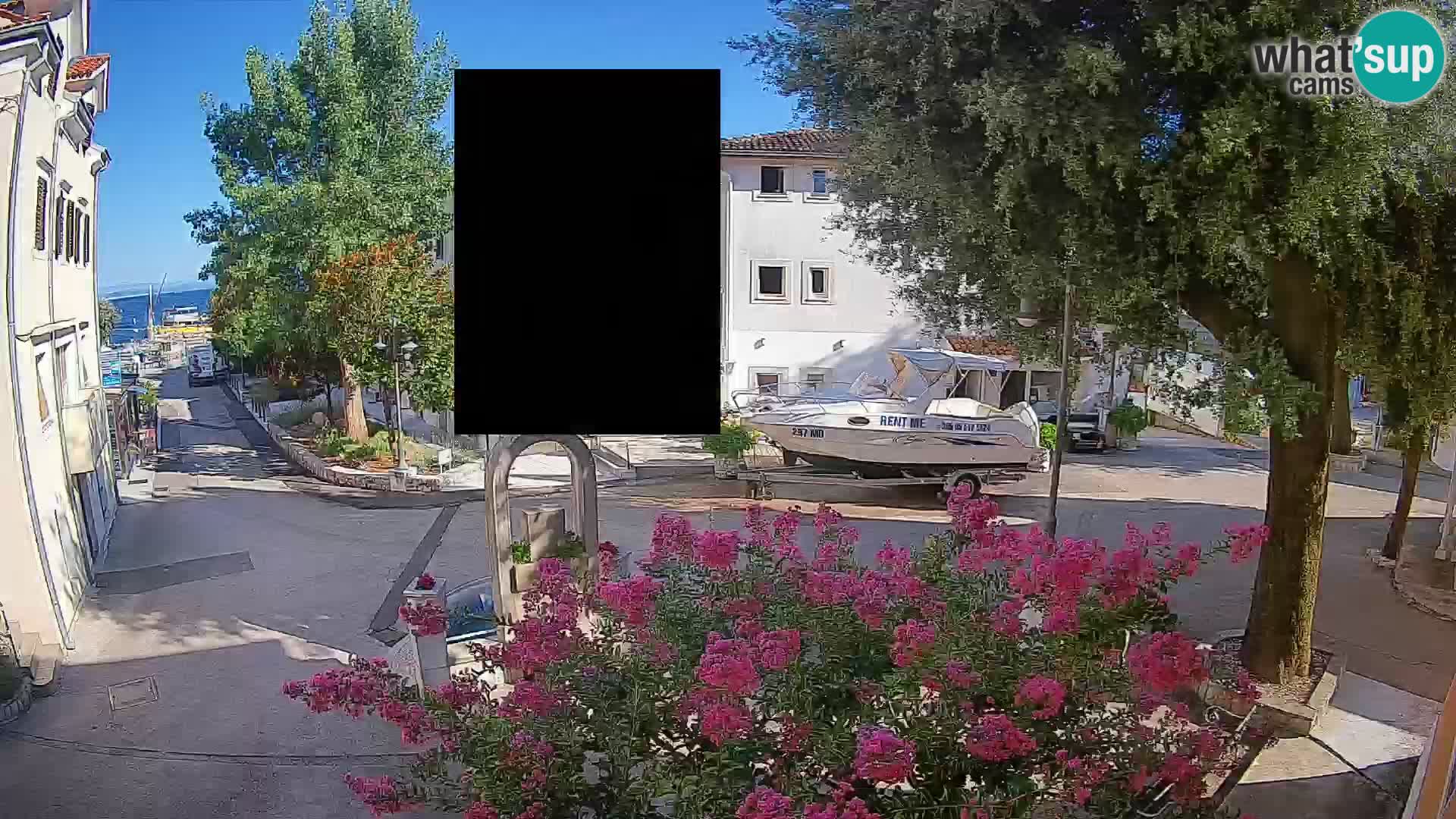 Webcam Mošćenička Draga Zentrum – Liveblick auf das Ortszentrum