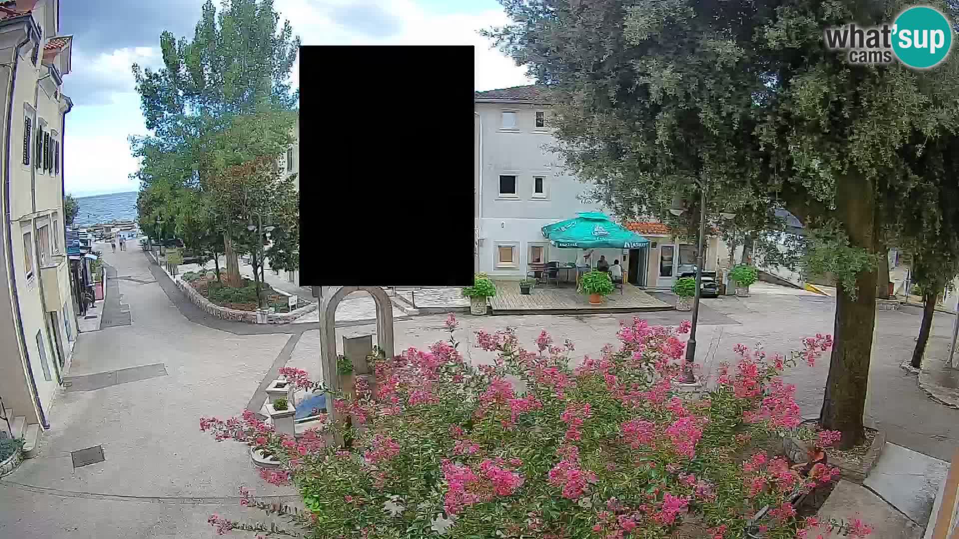 Webcam Mošćenička Draga Zentrum – Liveblick auf das Ortszentrum