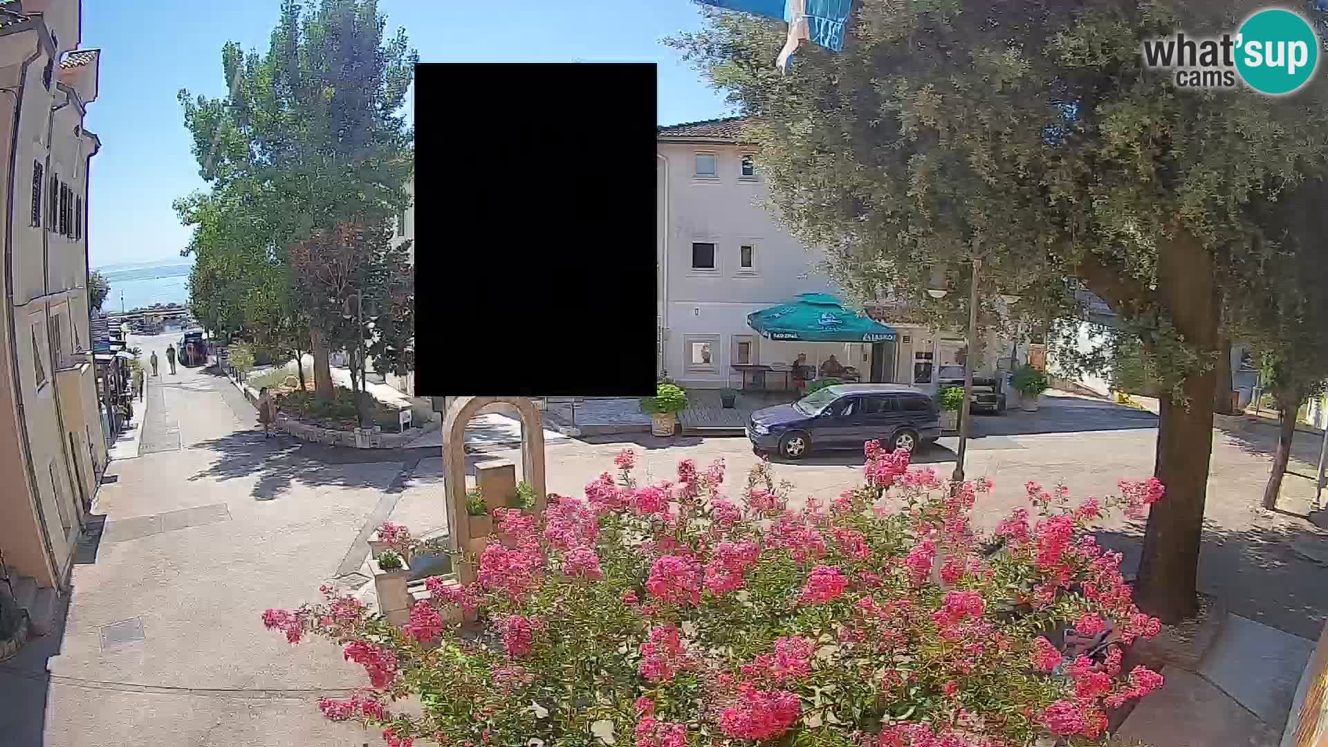 Webcam centre de Mošćenička Draga – Vue en direct du centre-ville