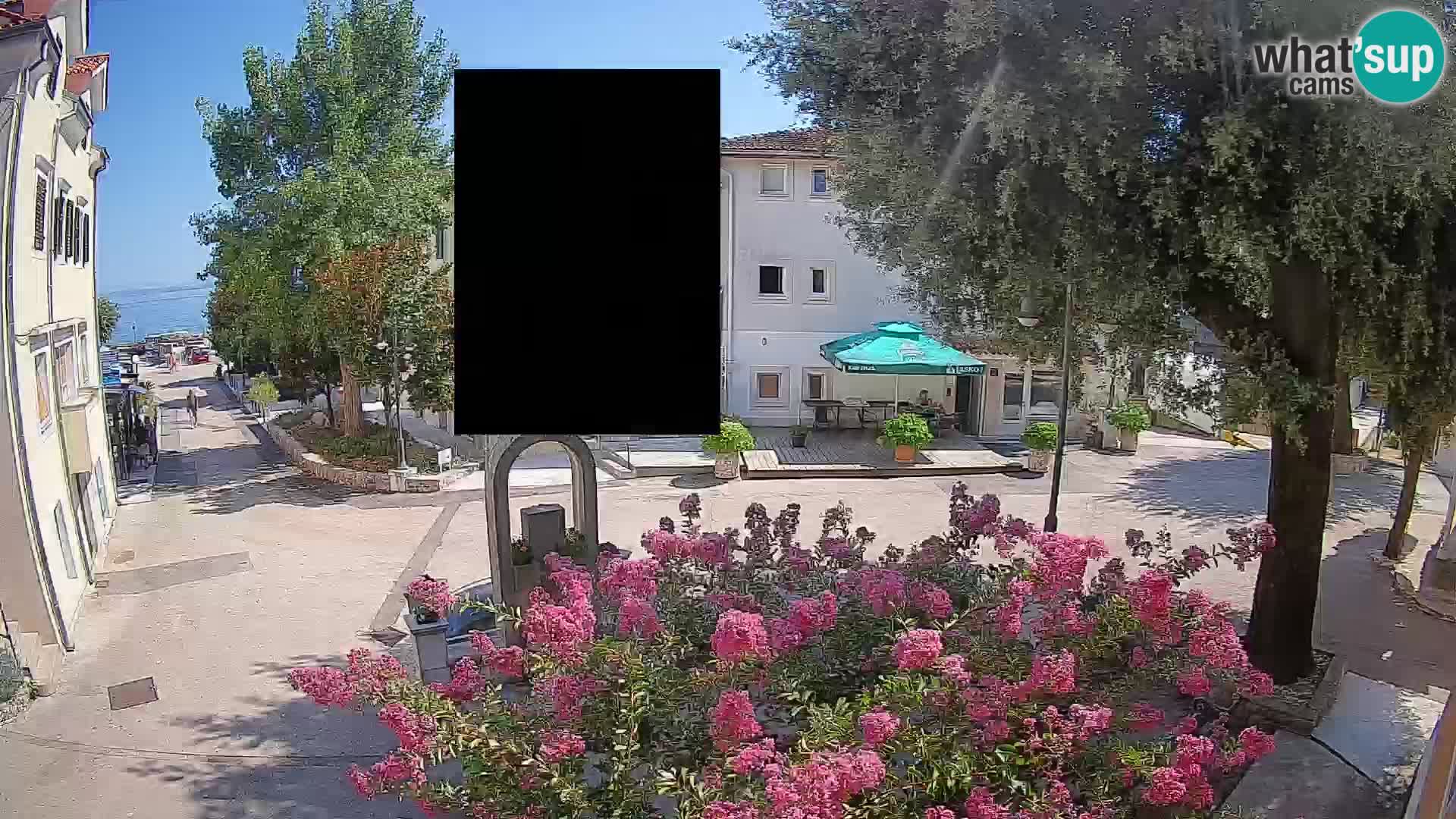 Webcam Mošćenička Draga Zentrum – Liveblick auf das Ortszentrum