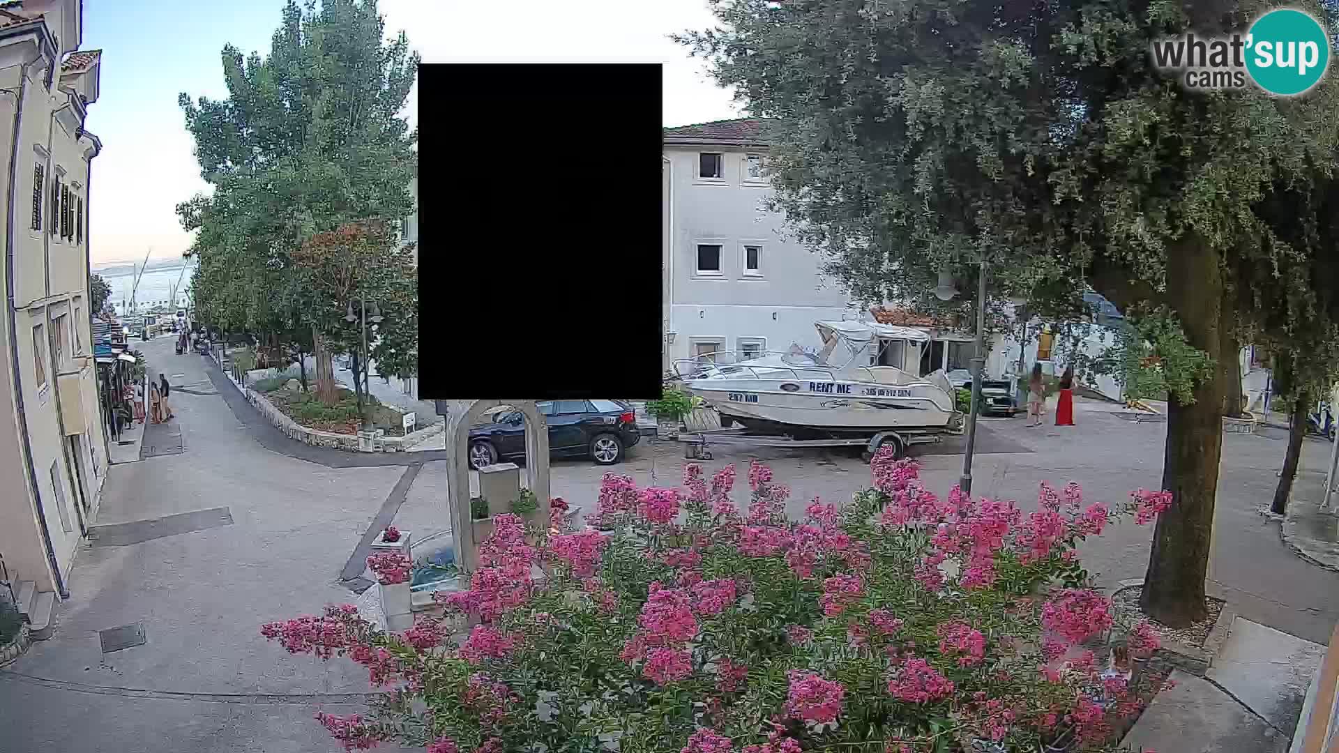 Webcam Mošćenička Draga Center – Live View of the Town Center