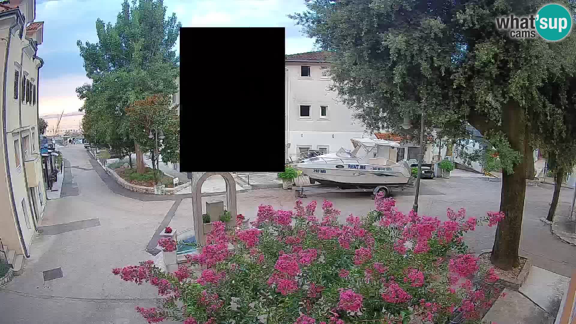 Webcam Mošćenička Draga Center – Live View of the Town Center