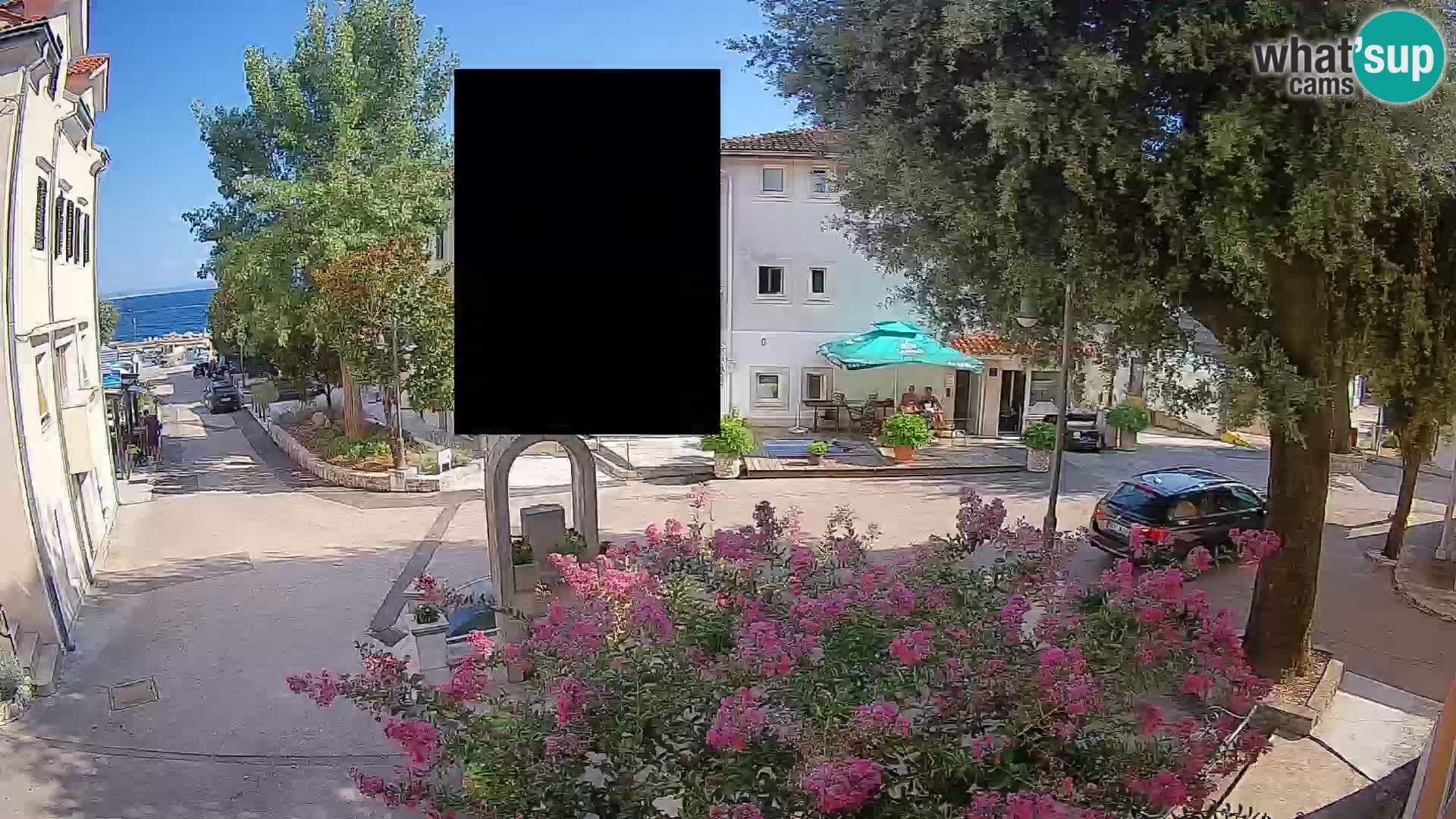 Webcam Mošćenička Draga Zentrum – Liveblick auf das Ortszentrum