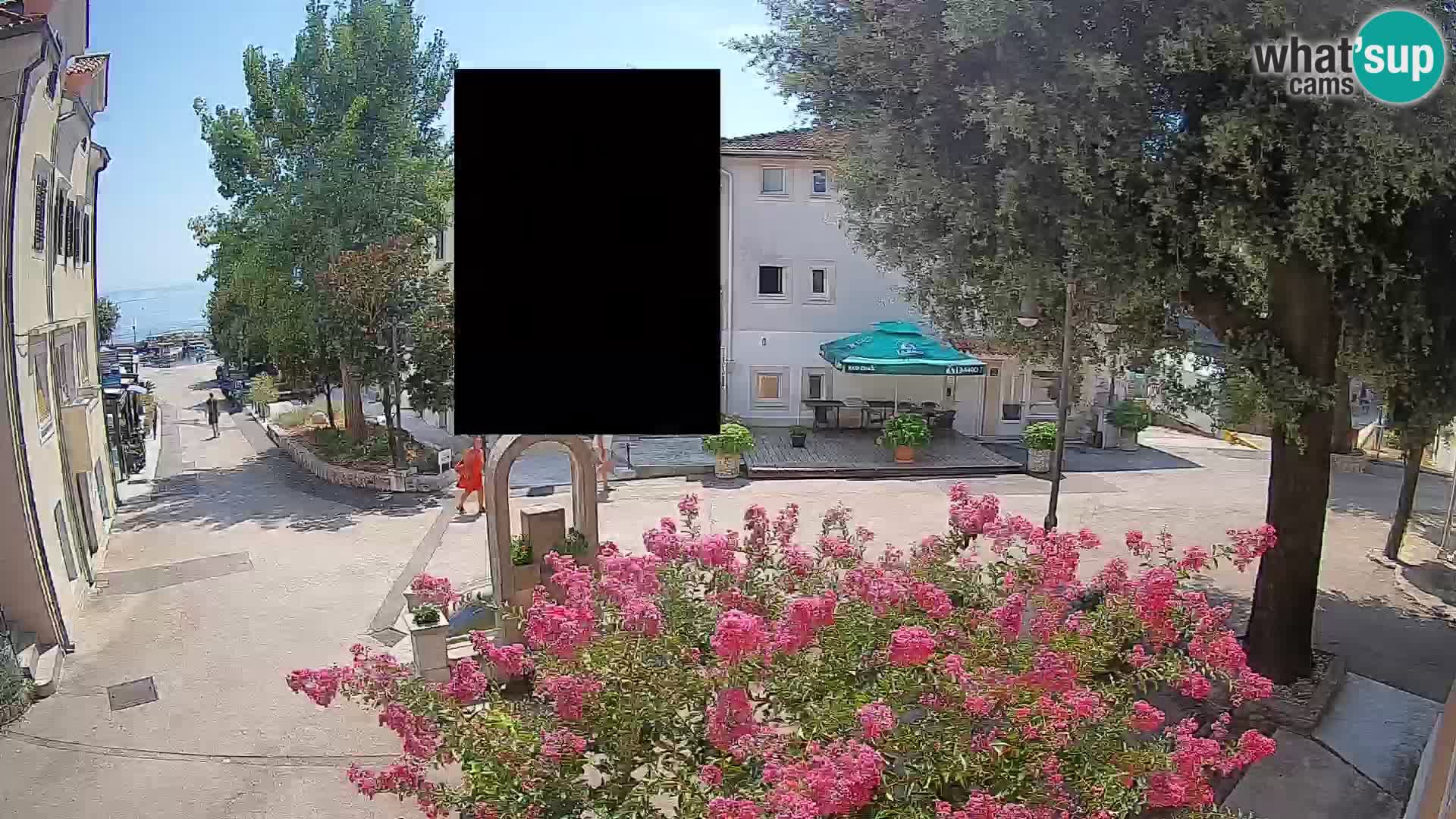 Webcam Mošćenička Draga Zentrum – Liveblick auf das Ortszentrum