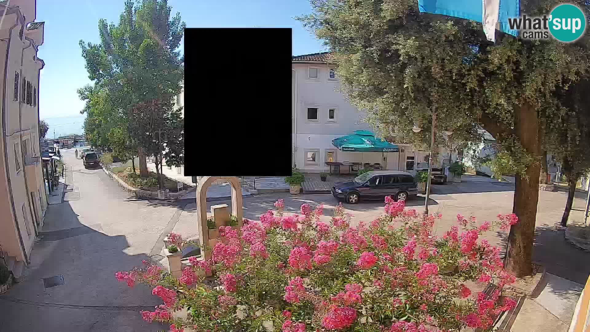 Webcam Mošćenička Draga Center – Live View of the Town Center