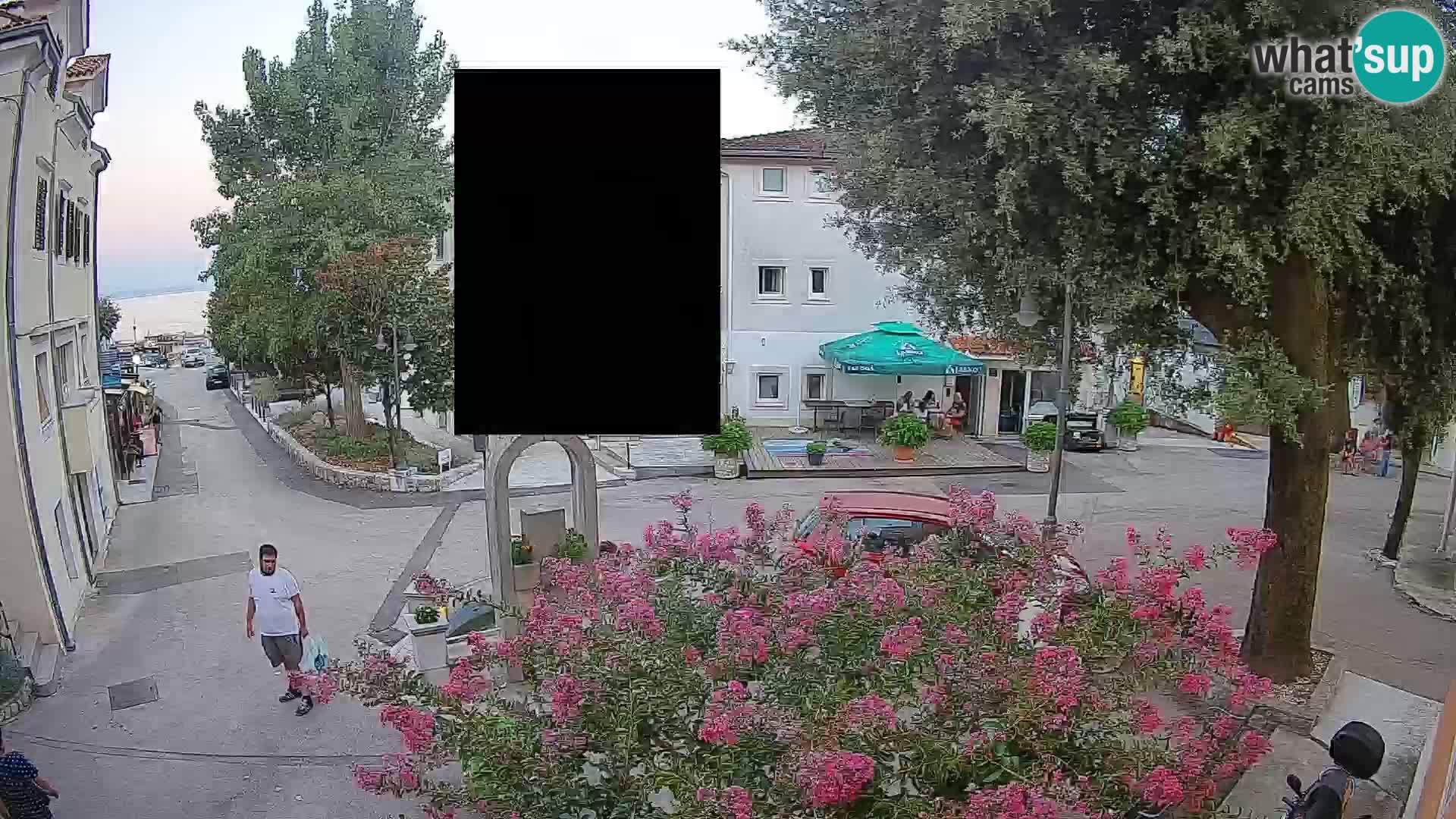 Webcam Centro Draga di Moschiena – Vista live sul centro