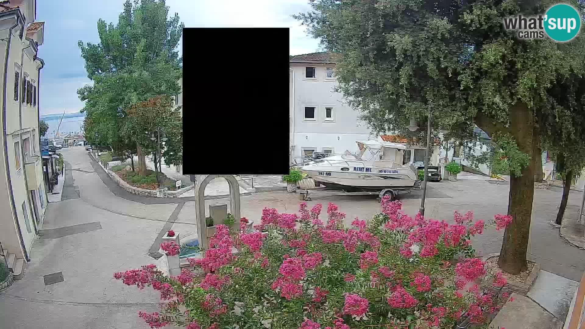 Webcam Mošćenička Draga Center – Live View of the Town Center