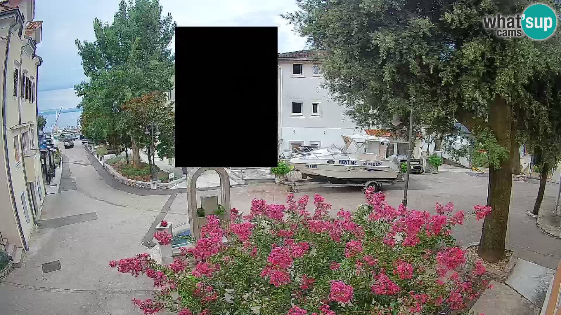 Webcam Mošćenička Draga Center – Live View of the Town Center