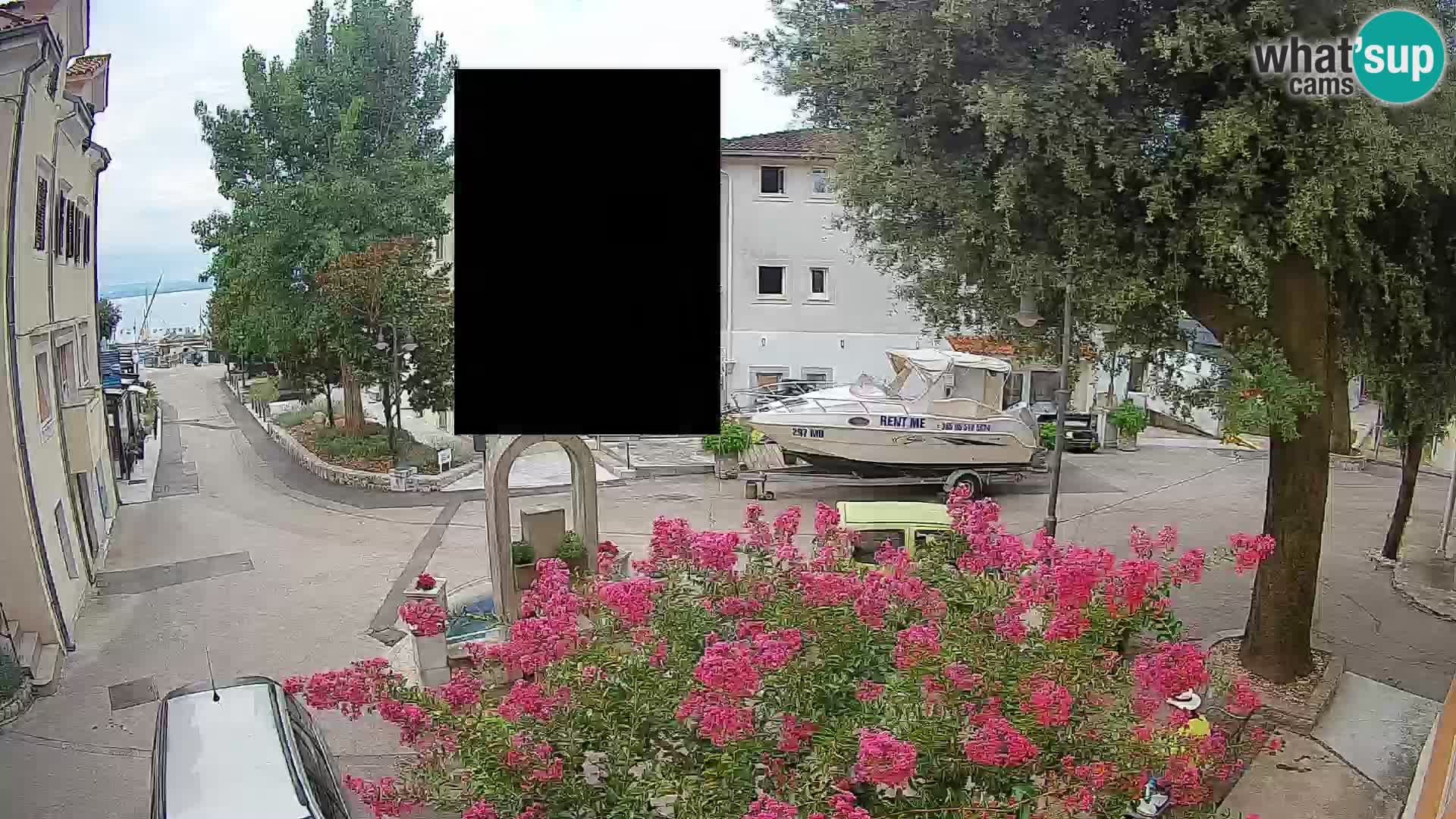 Webcam Mošćenička Draga Center – Live View of the Town Center