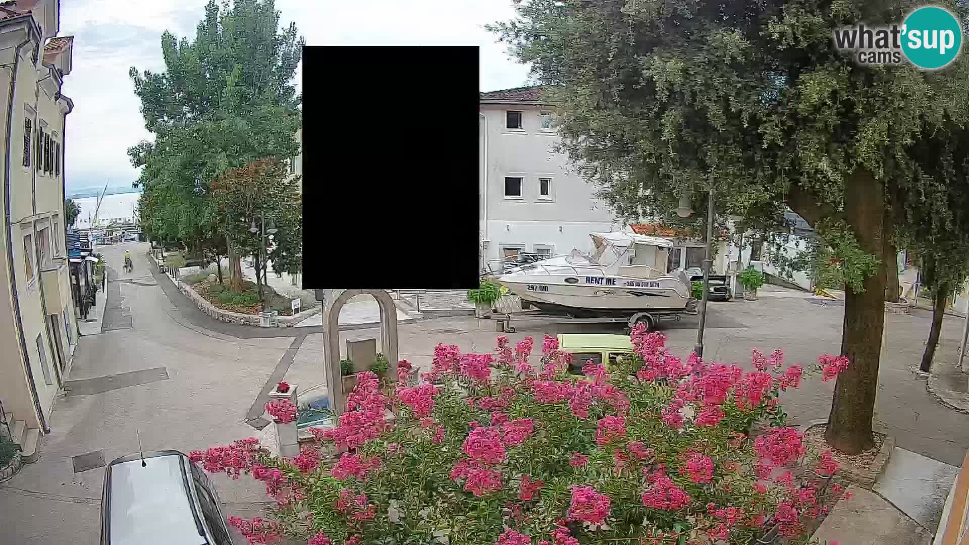Webcam Centro Draga di Moschiena – Vista live sul centro