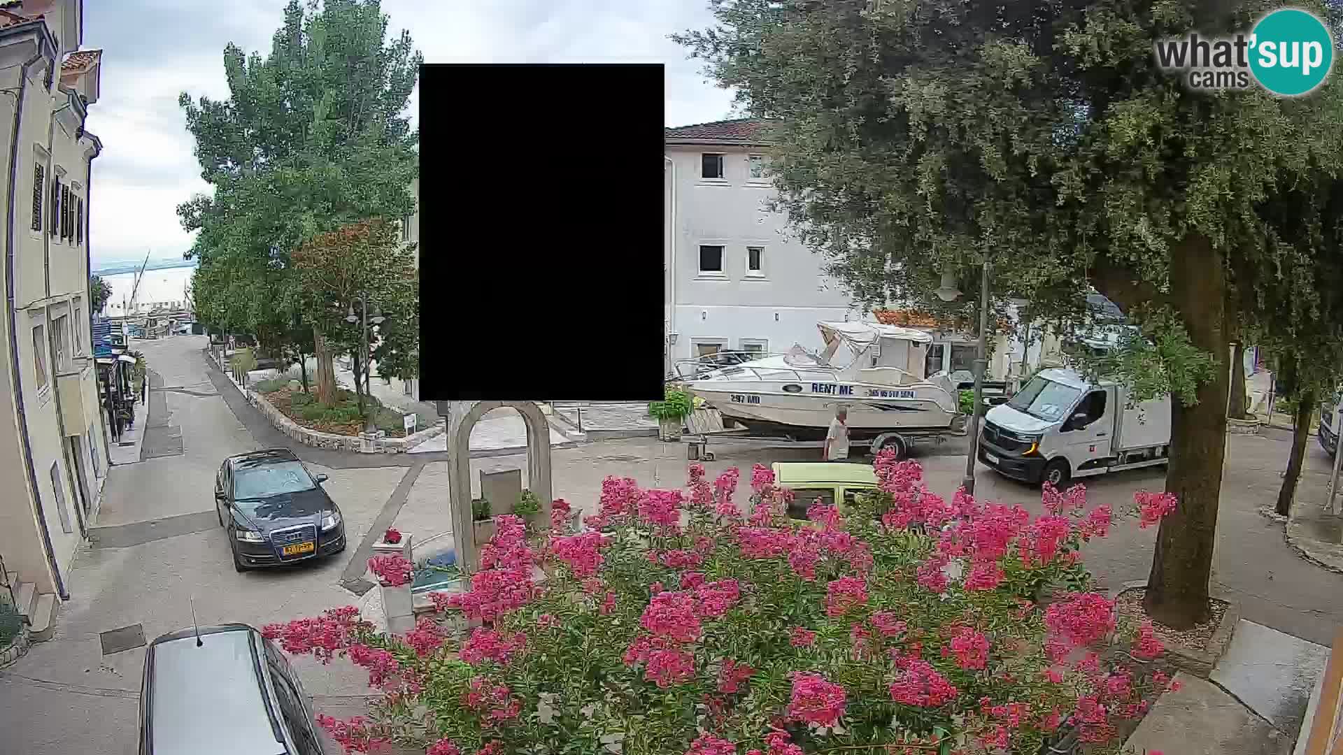 Webcam Centro Draga di Moschiena – Vista live sul centro