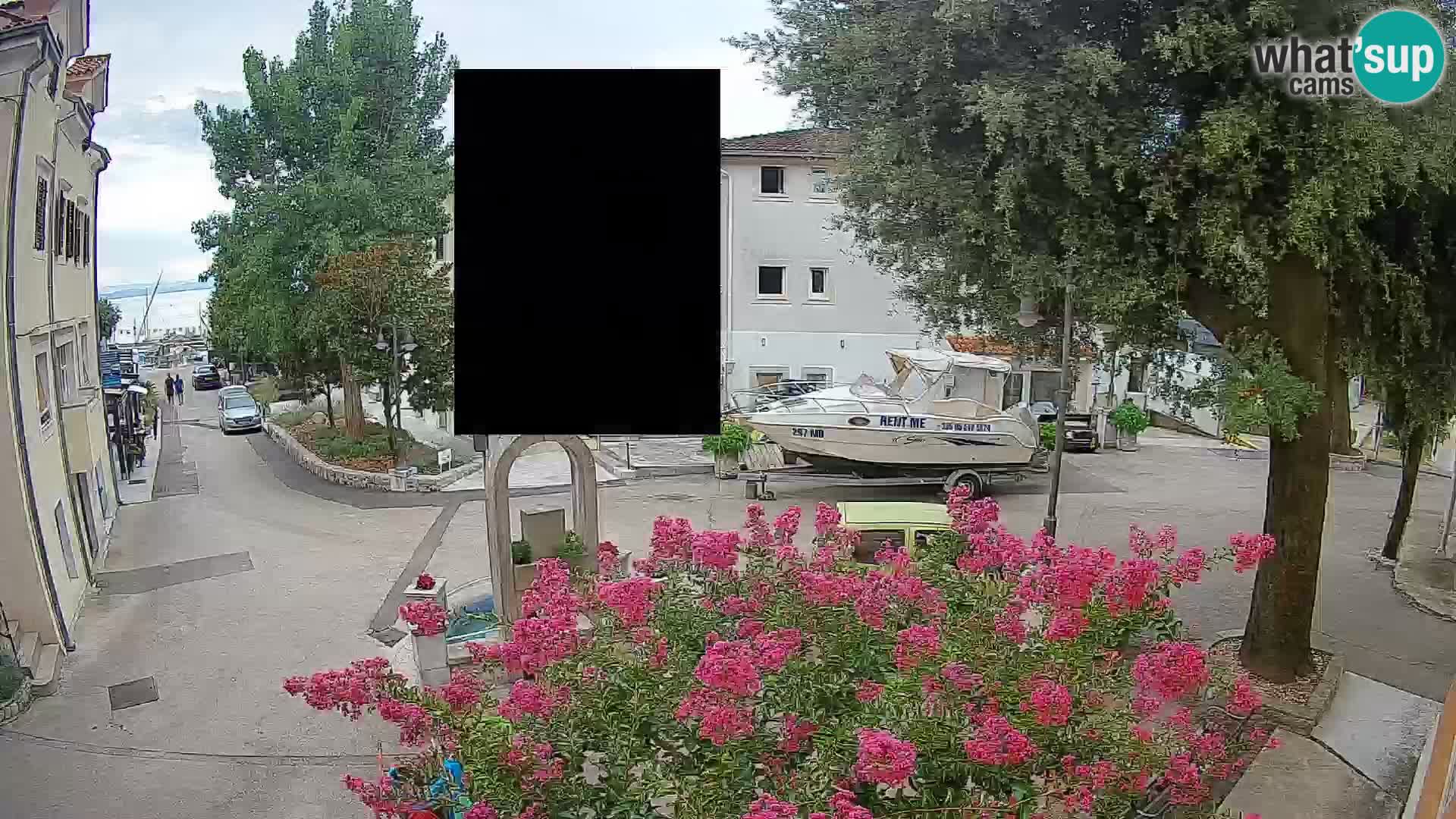 Webcam Centro Draga di Moschiena – Vista live sul centro