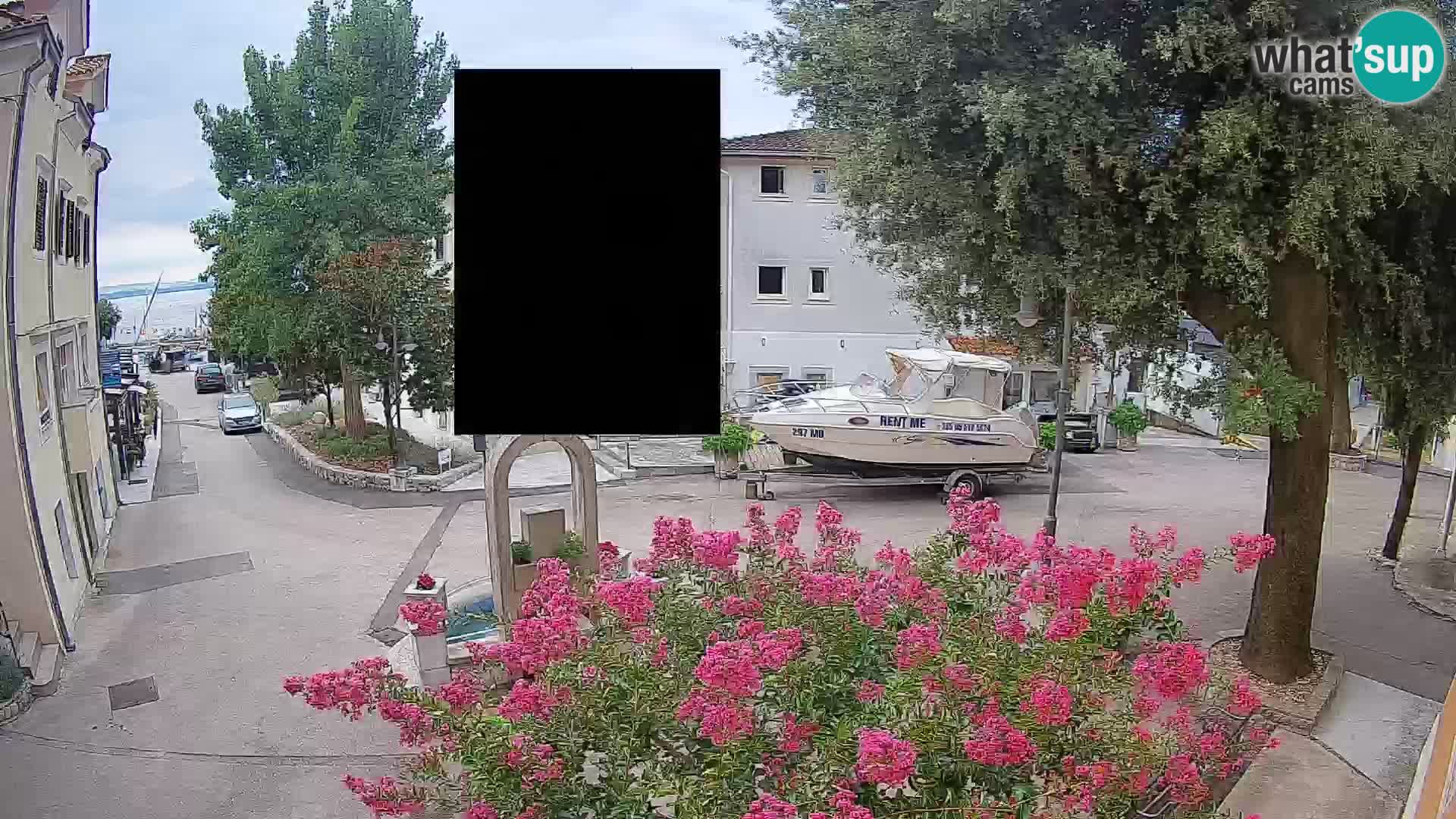 Web kamera centar Mošćeničke Drage – Pogled uživo