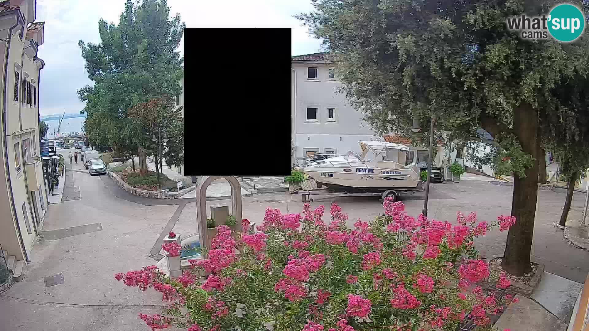 Webcam Centre de Mošćenička Draga – Vue en direct du centre-ville