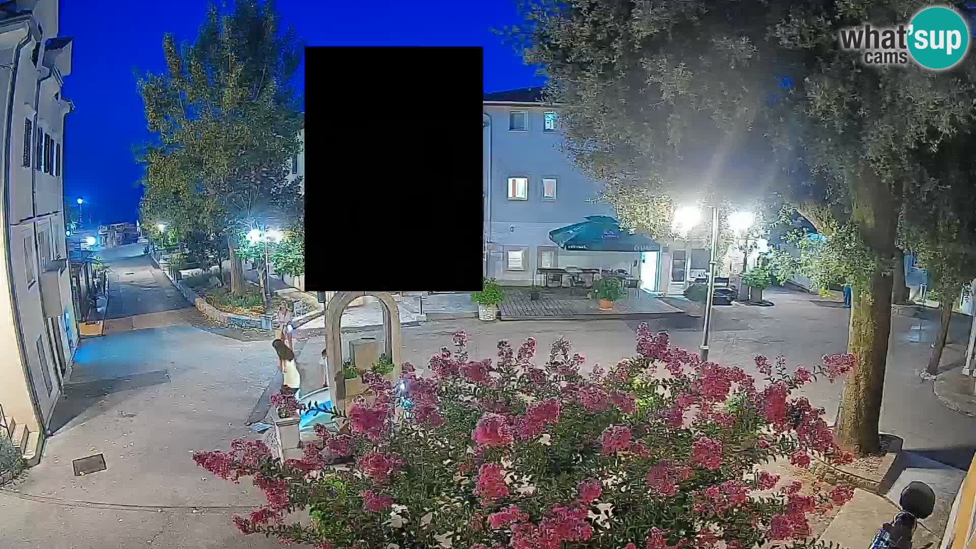 Webcam Centre de Mošćenička Draga – Vue en direct du centre-ville