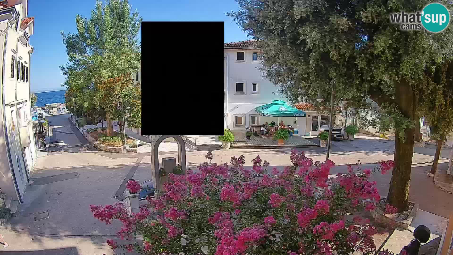 Webcam centre de Mošćenička Draga – Vue en direct du centre-ville
