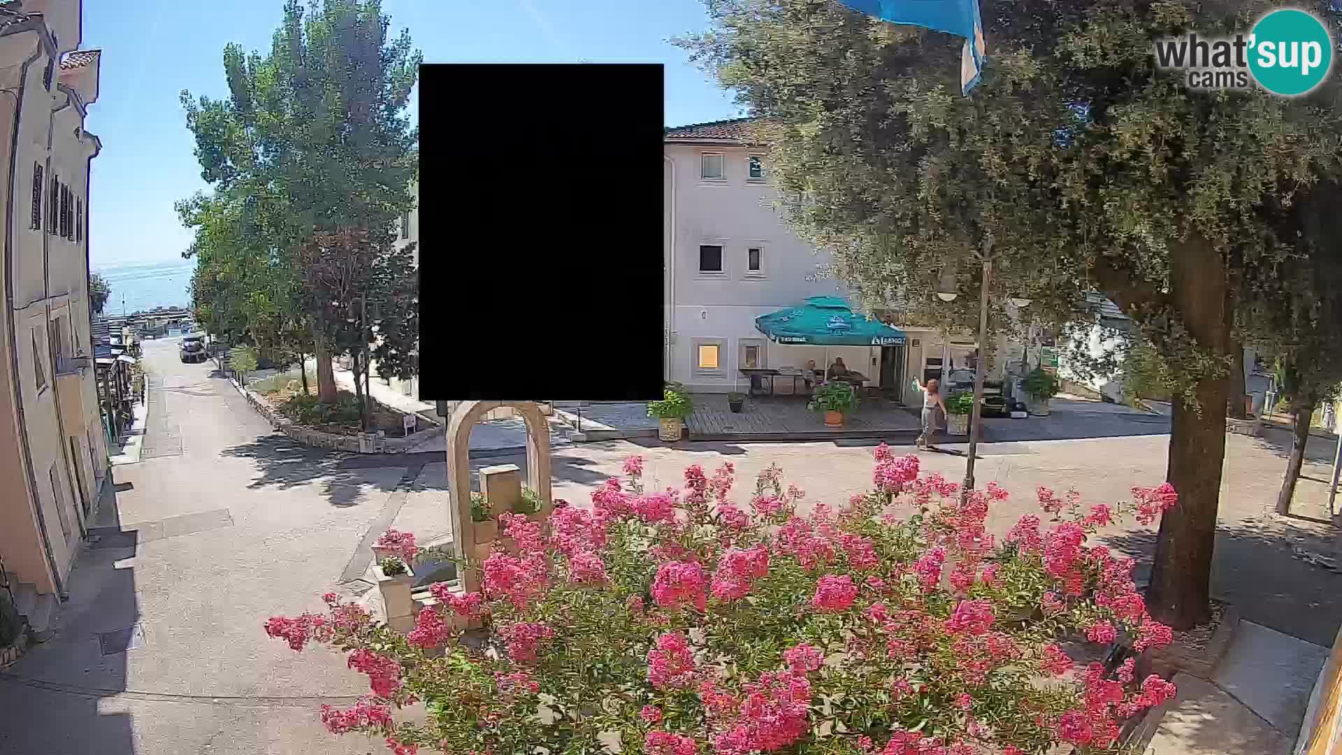 Web kamera centar Mošćeničke Drage – Pogled uživo