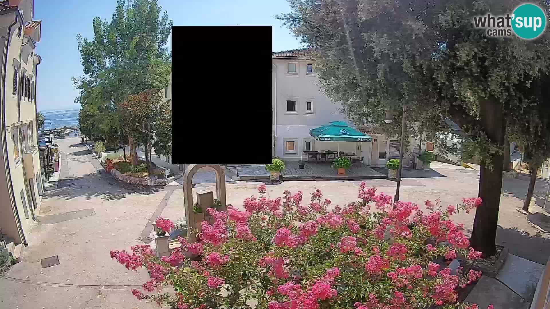 Webcam centre de Mošćenička Draga – Vue en direct du centre-ville