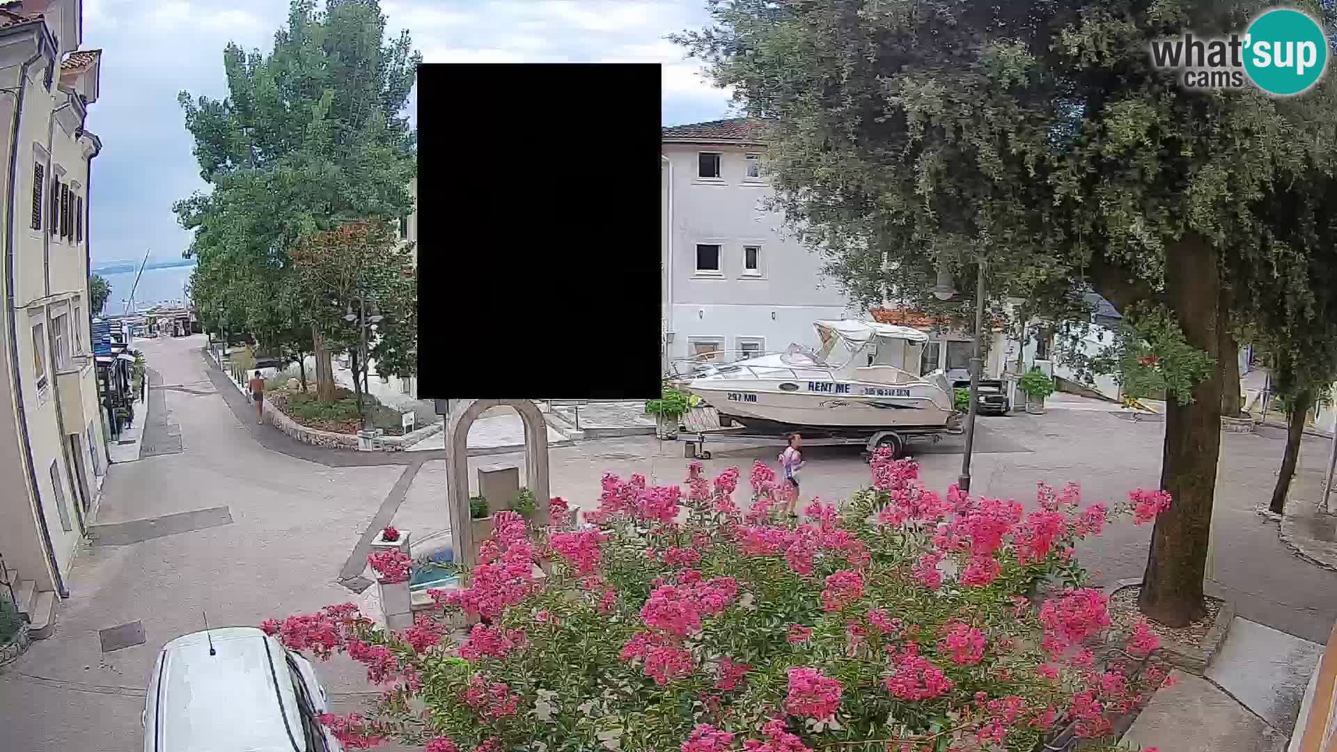 Webcam Centre de Mošćenička Draga – Vue en direct du centre-ville