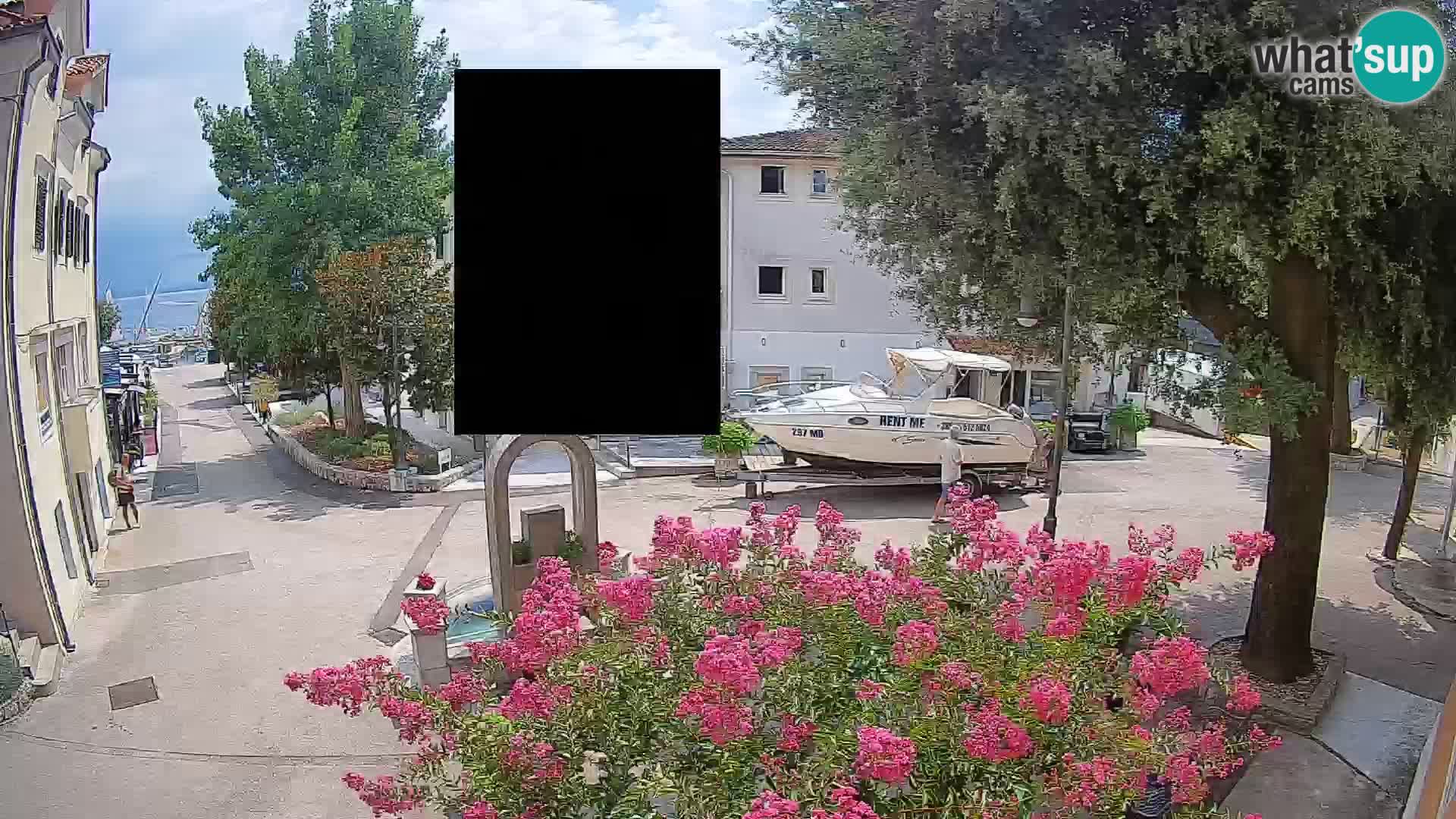 Webcam Mošćenička Draga Zentrum – Liveblick auf das Ortszentrum