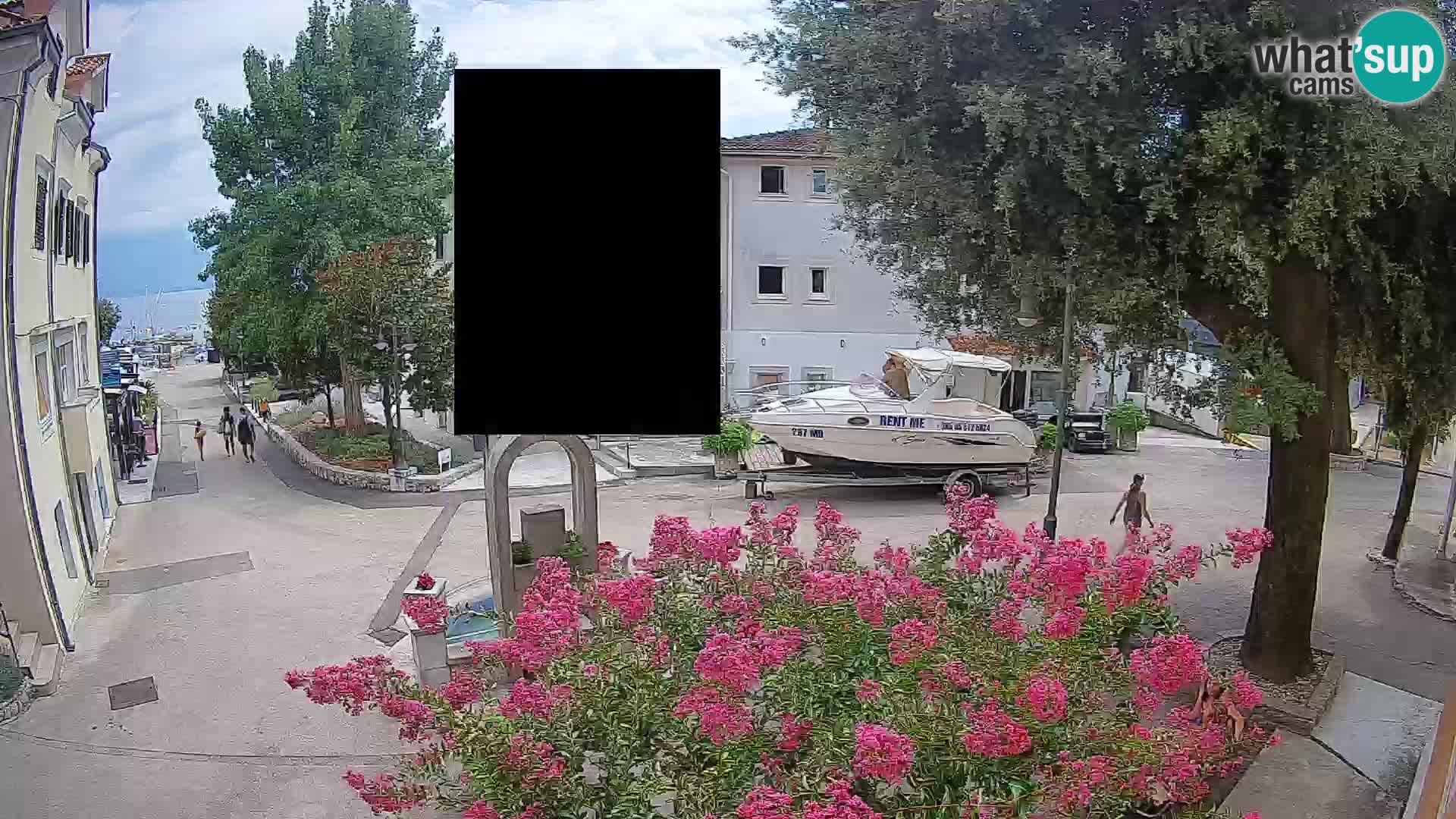 Webcam Centro Draga di Moschiena – Vista live sul centro