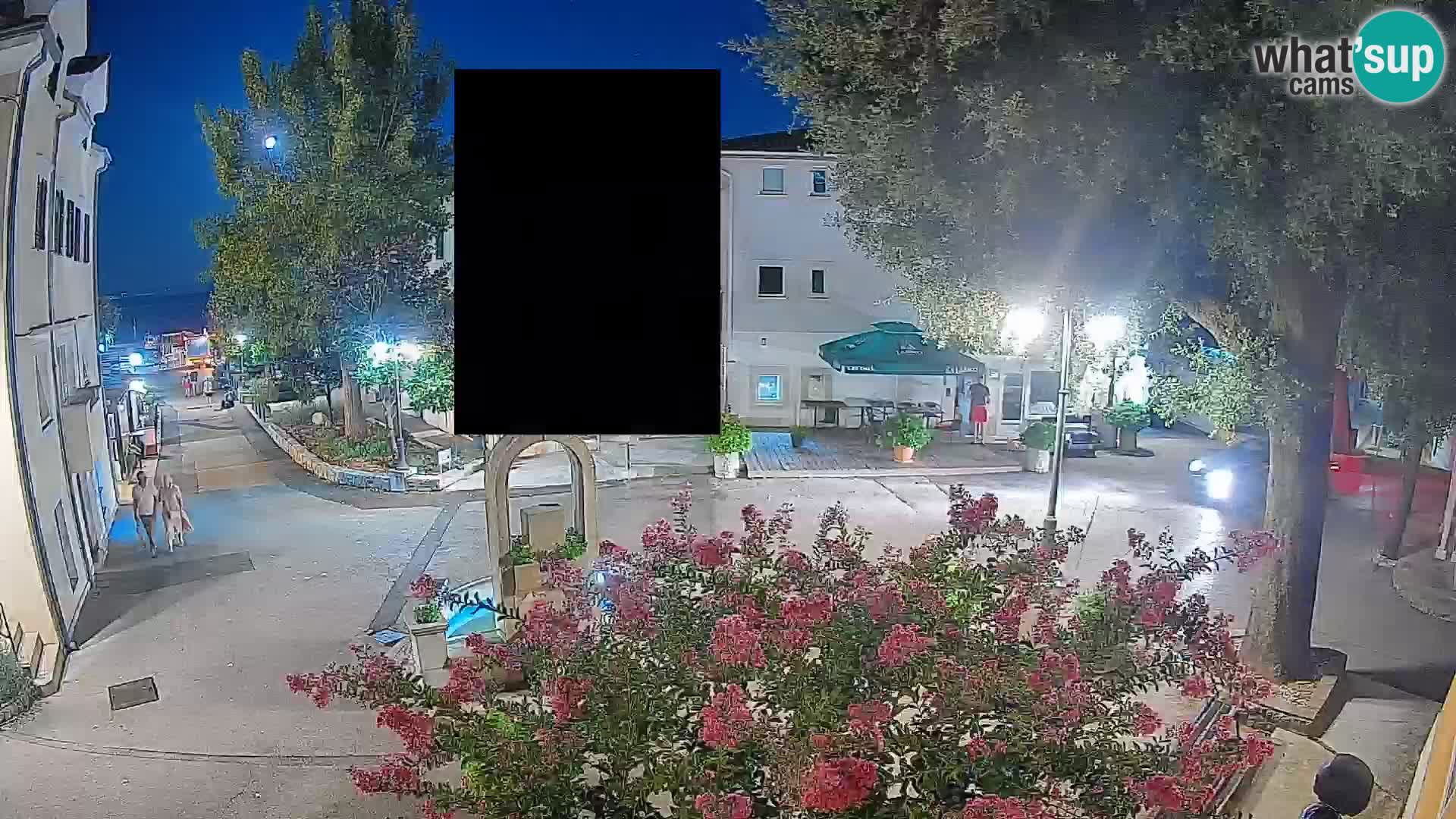 Webcam Mošćenička Draga Center – Live View of the Town Center