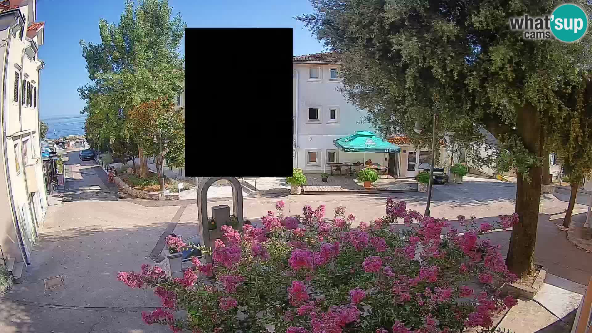 Webcam centre de Mošćenička Draga – Vue en direct du centre-ville