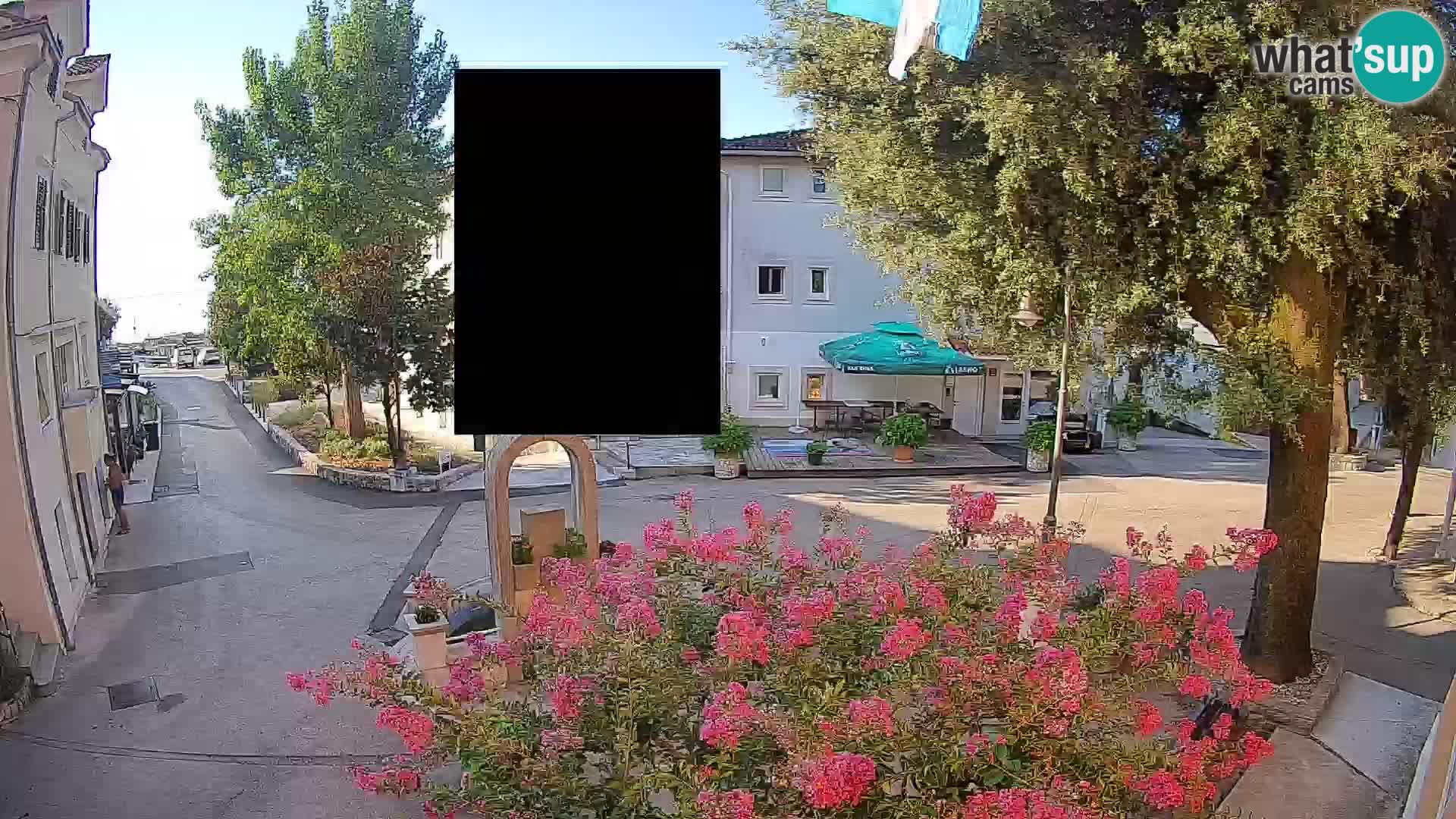 Webcam Mošćenička Draga Zentrum – Liveblick auf das Ortszentrum