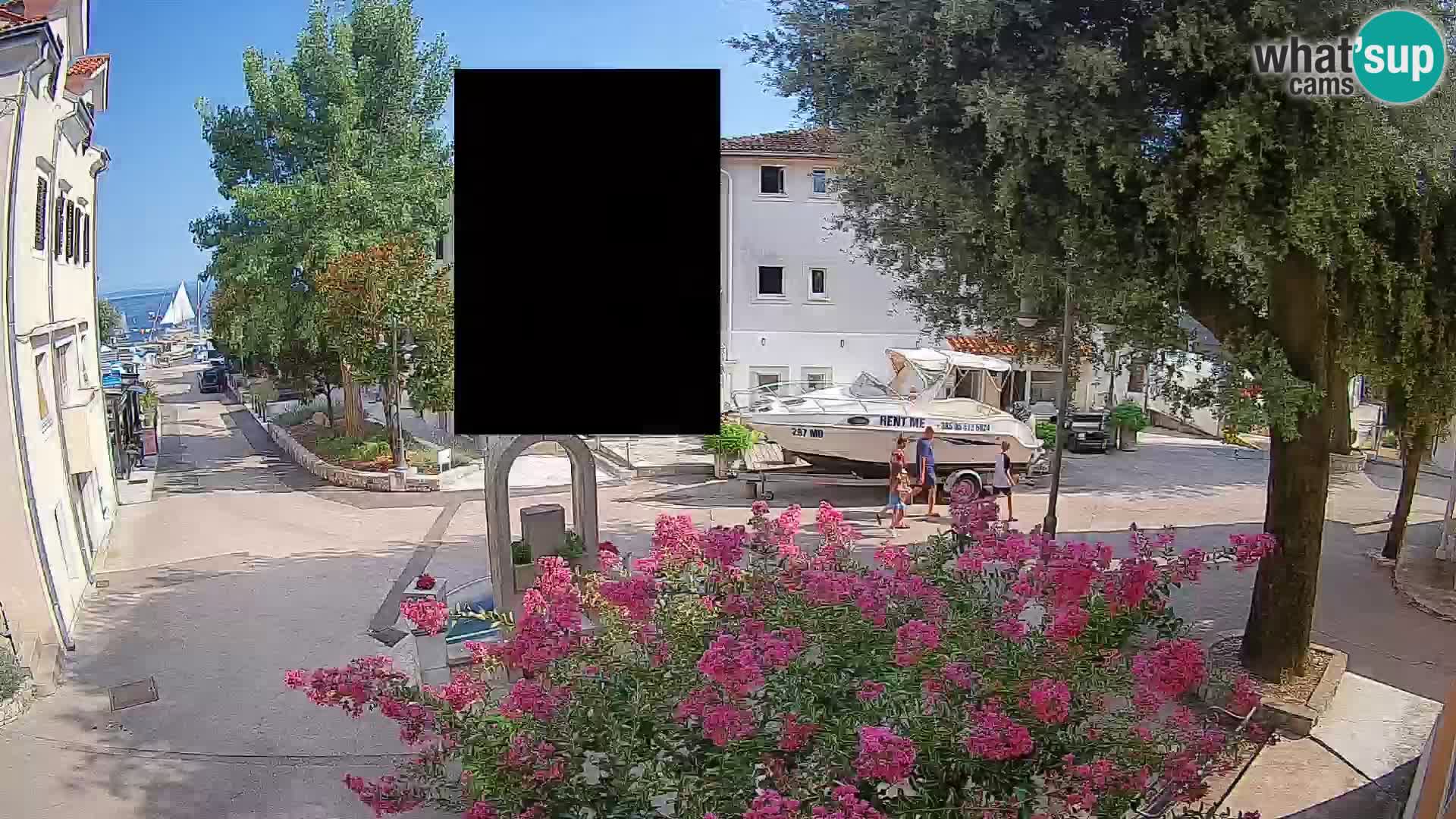Spletna kamera center Mošćeniška Draga – Pogled v živo