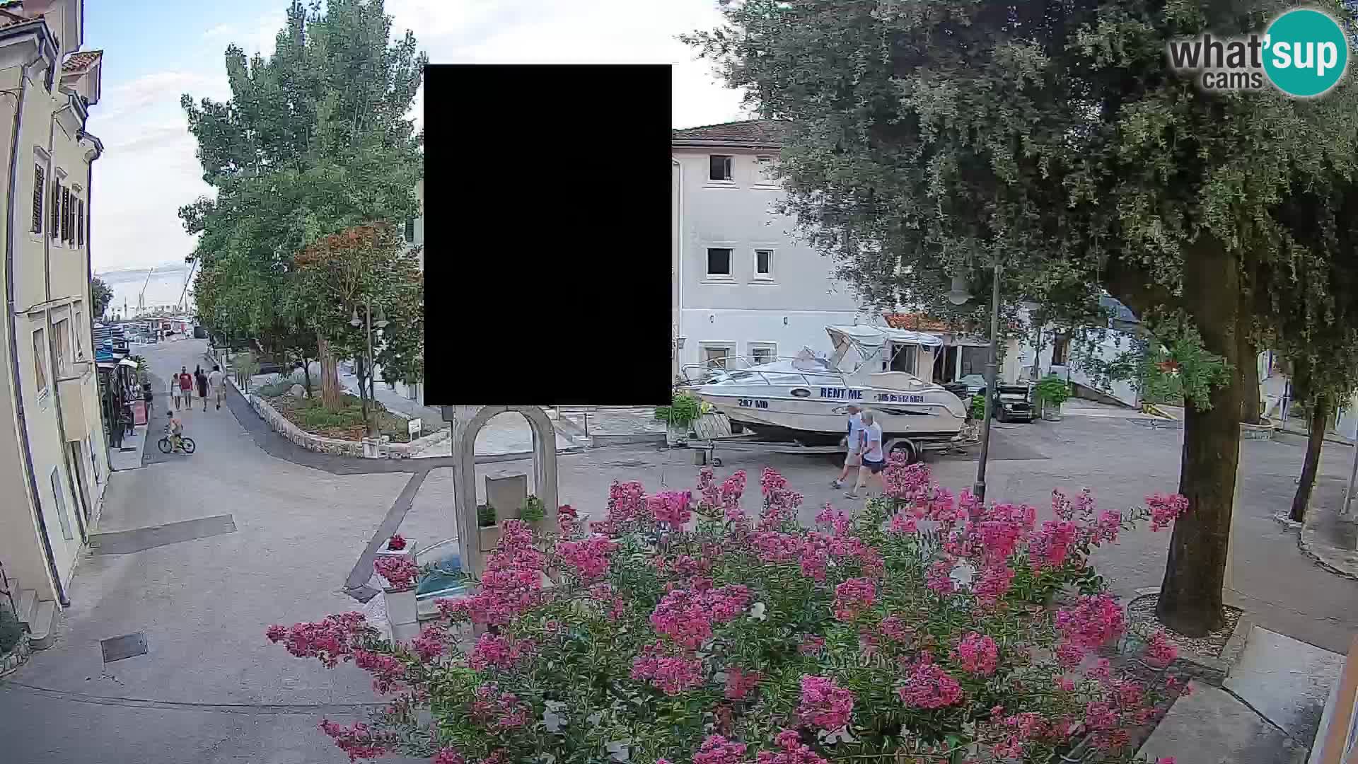 Webcam Mošćenička Draga Center – Live View of the Town Center