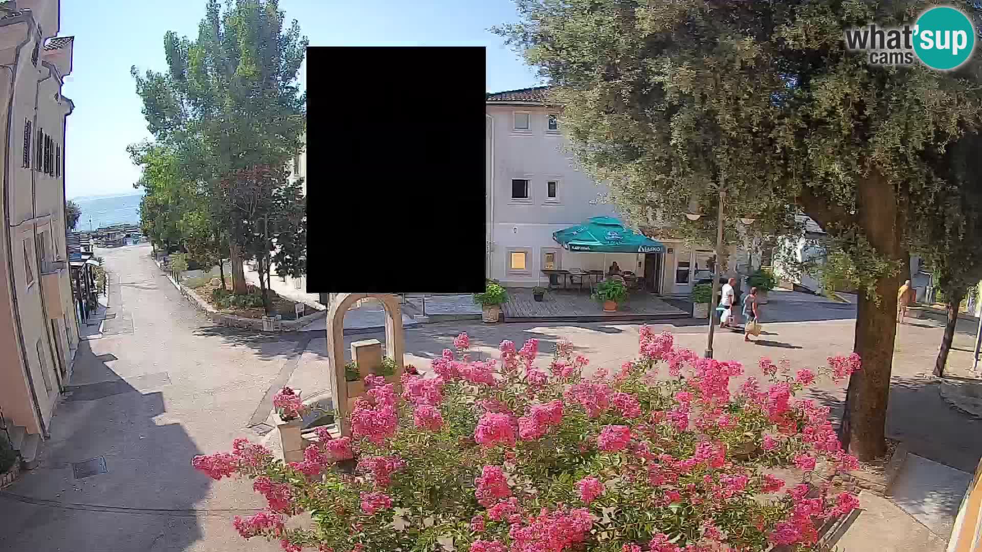 Webcam centre de Mošćenička Draga – Vue en direct du centre-ville