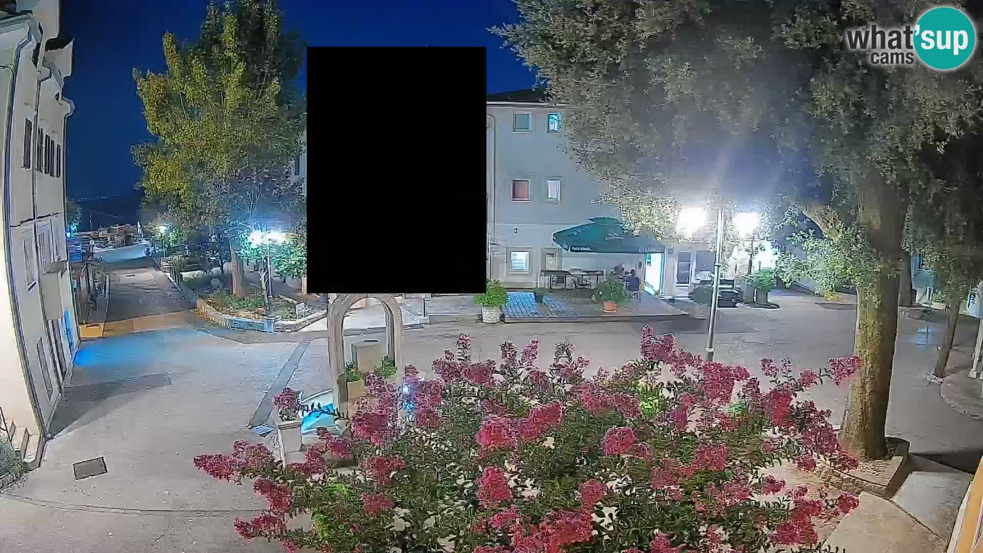 Webcam Mošćenička Draga Center – Live View of the Town Center