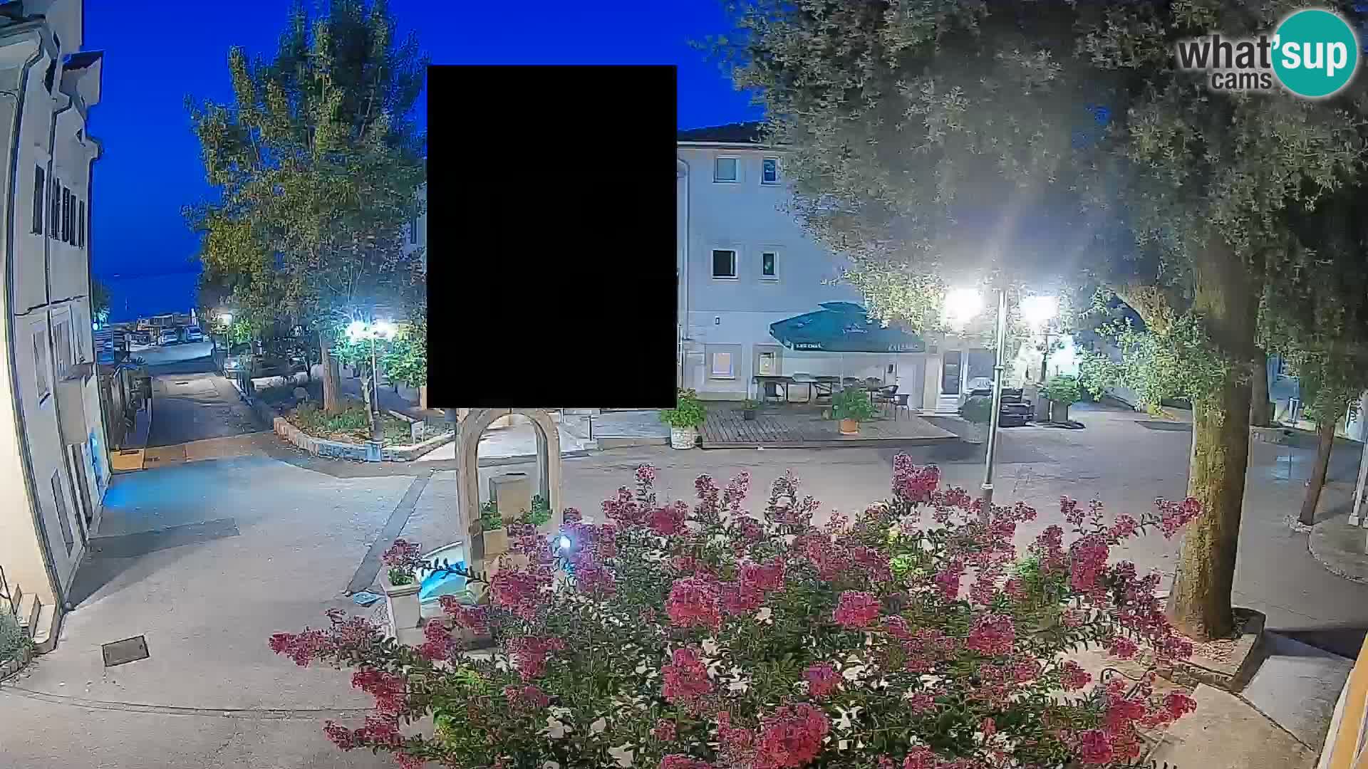 Webcam Mošćenička Draga Center – Live View of the Town Center