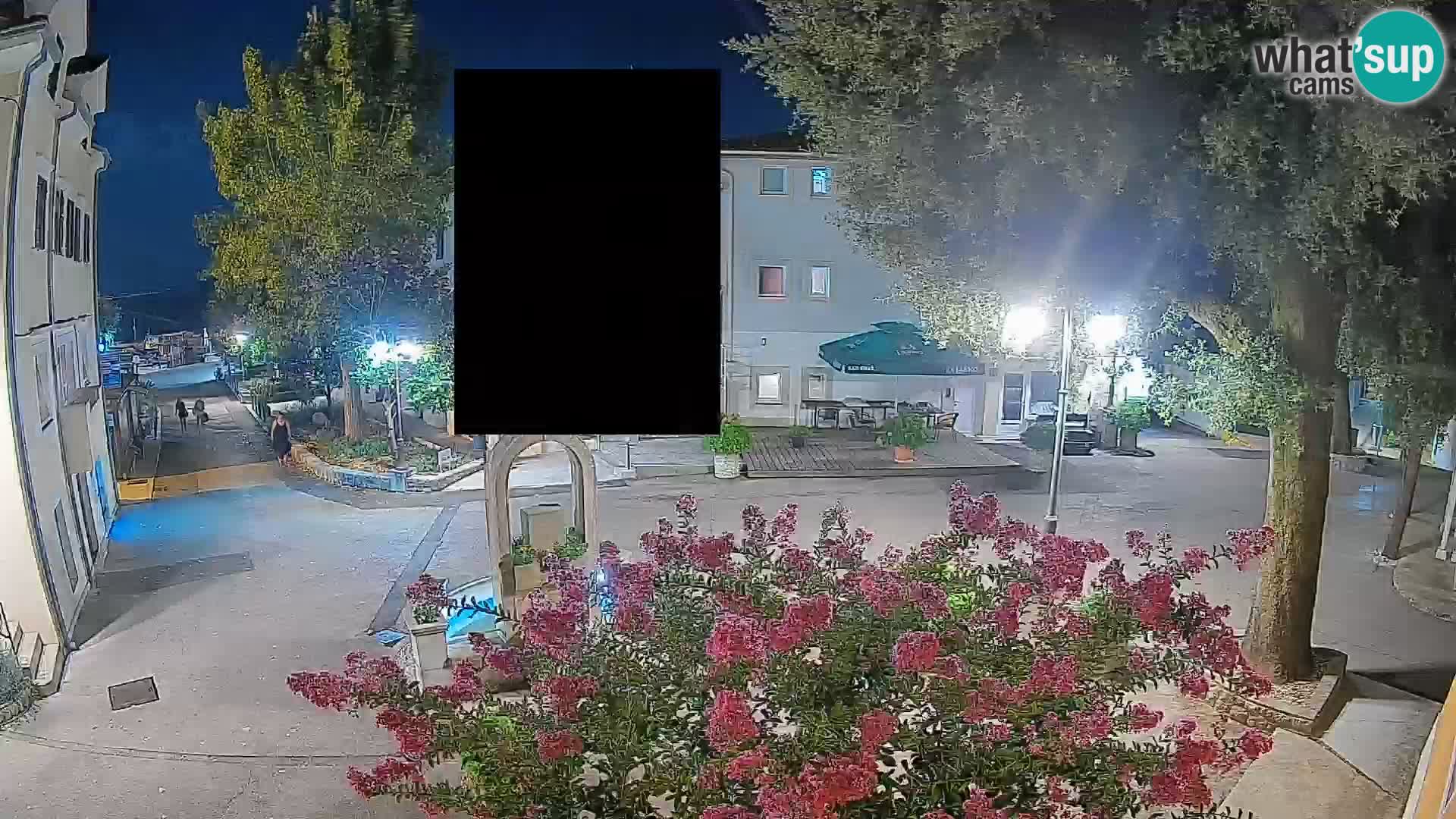 Webcam Mošćenička Draga Center – Live View of the Town Center