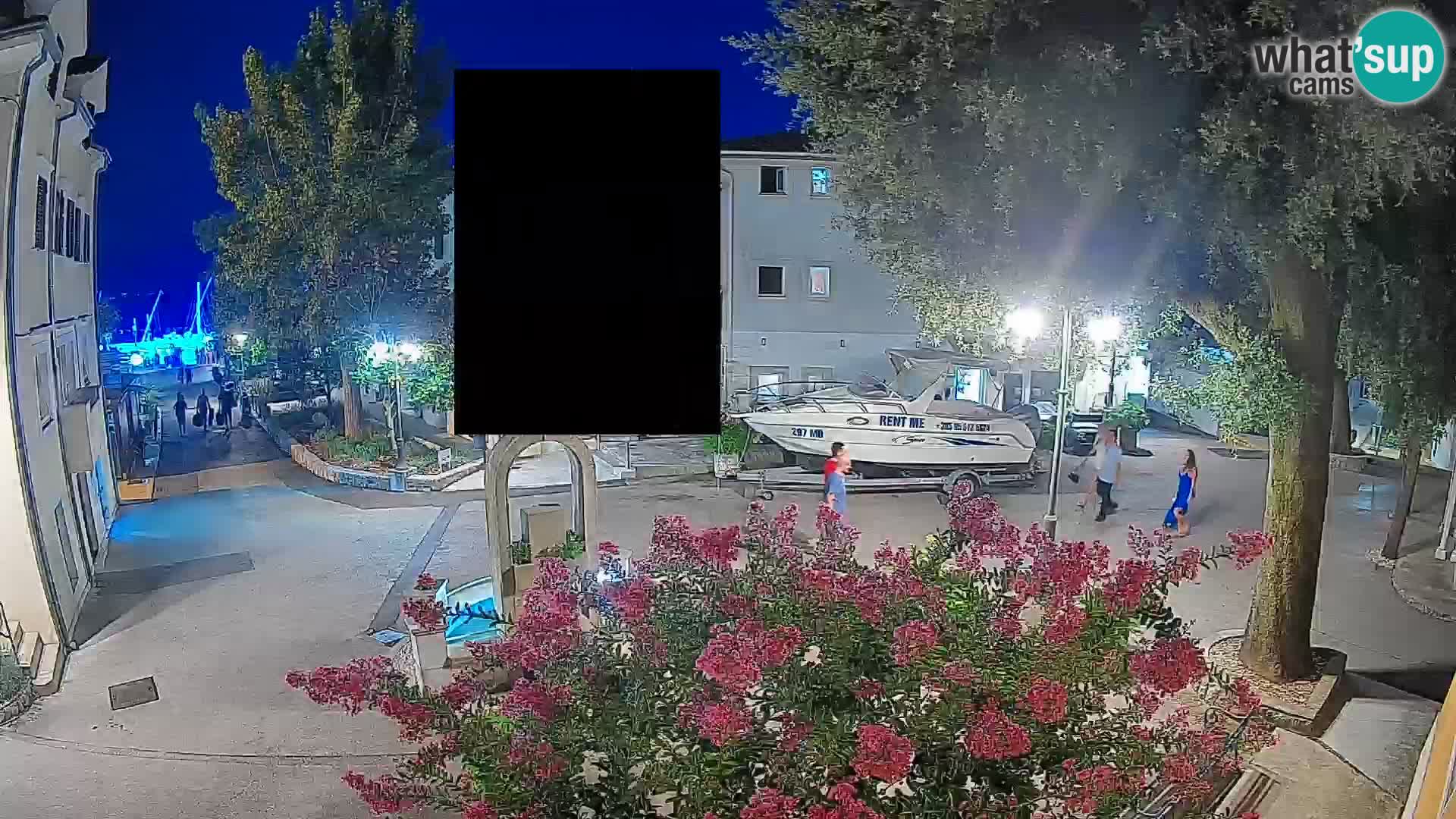Webcam Centro Draga di Moschiena – Vista live sul centro