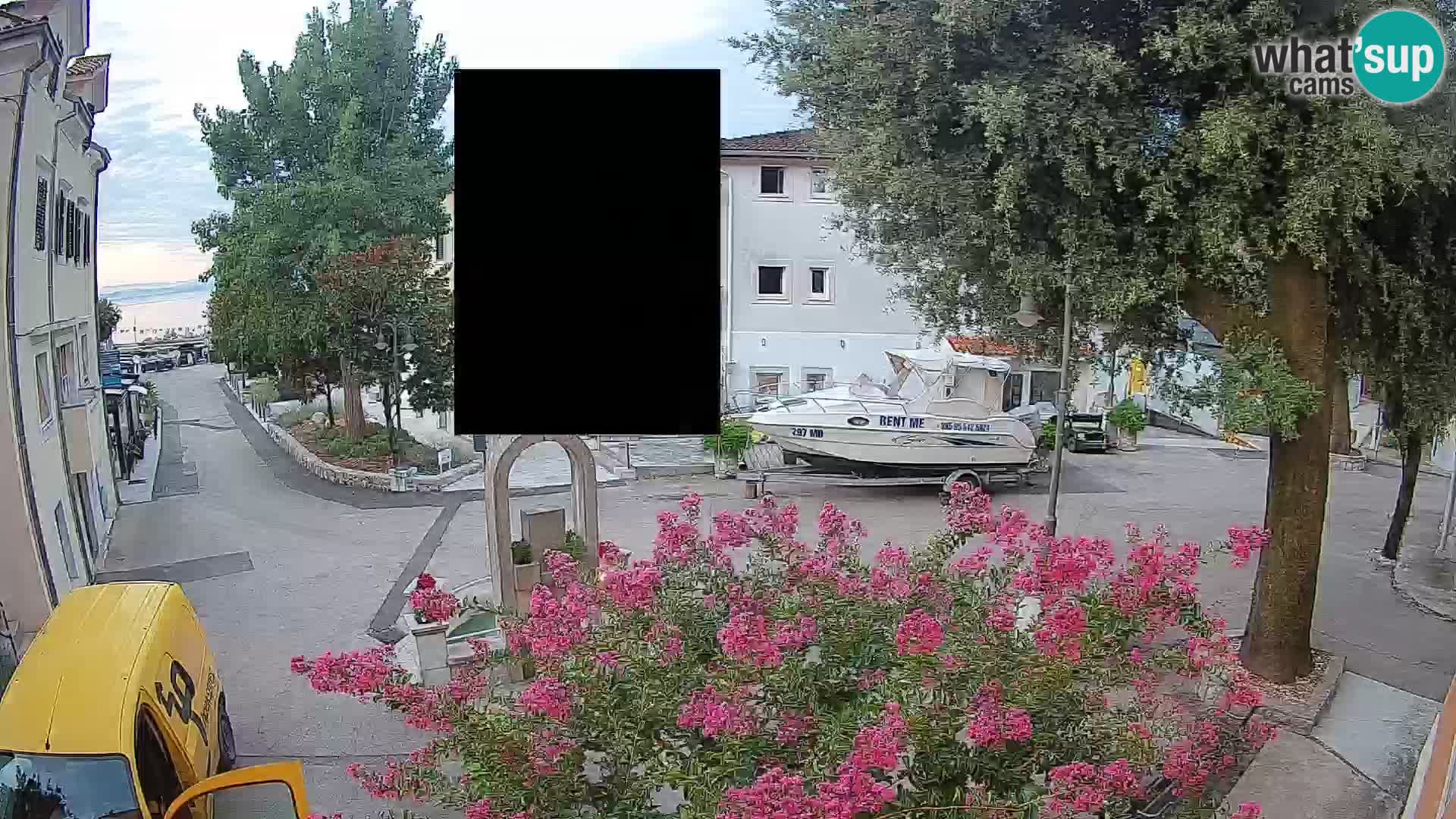 Webcam Centro Draga di Moschiena – Vista live sul centro